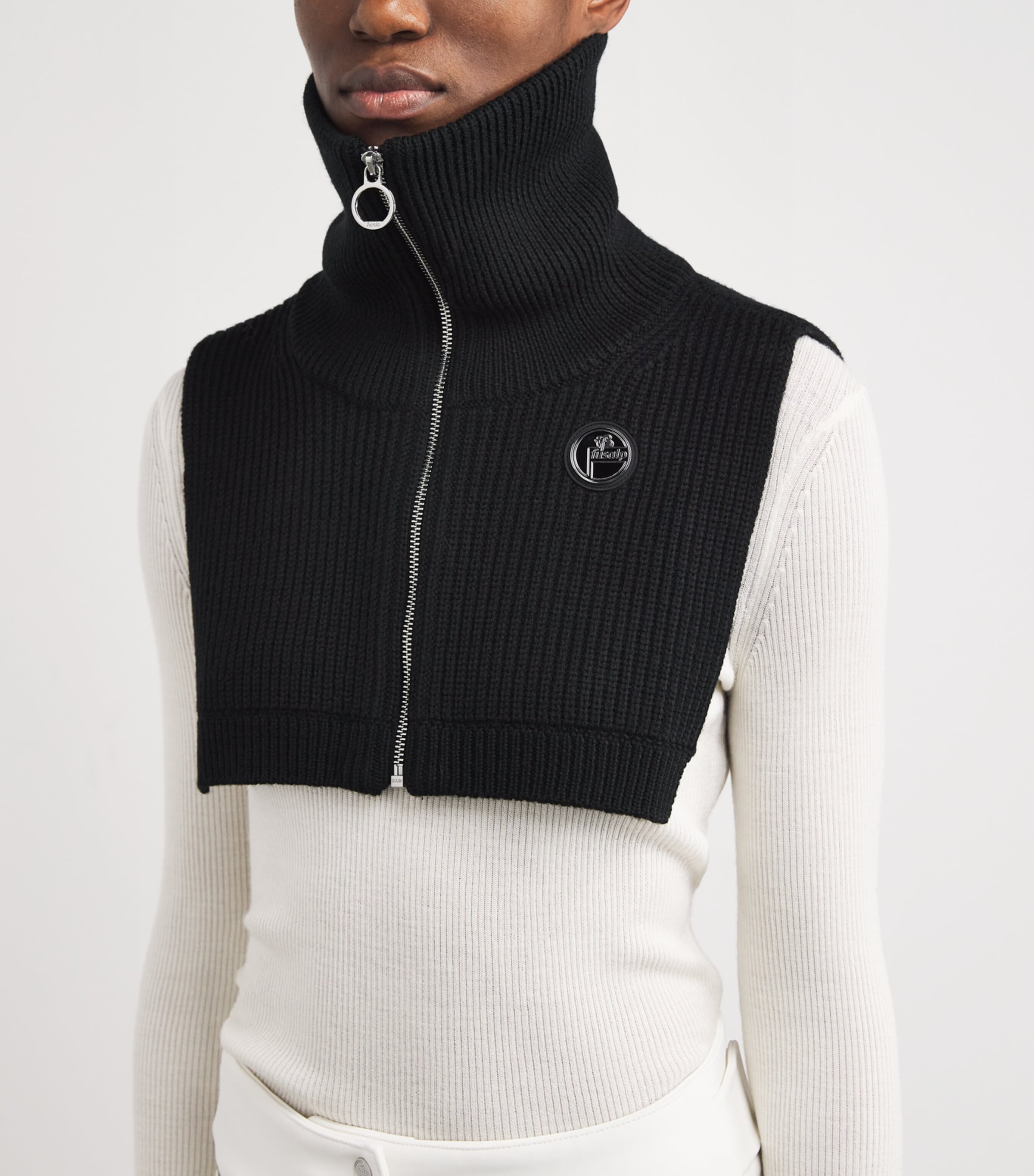 Wool Neck Warmer 1000NOIR Image 3