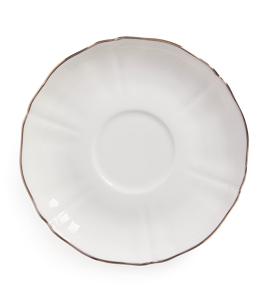 Porcelain Corona Platino Tea Saucer (15cm) G01720200 Image 1