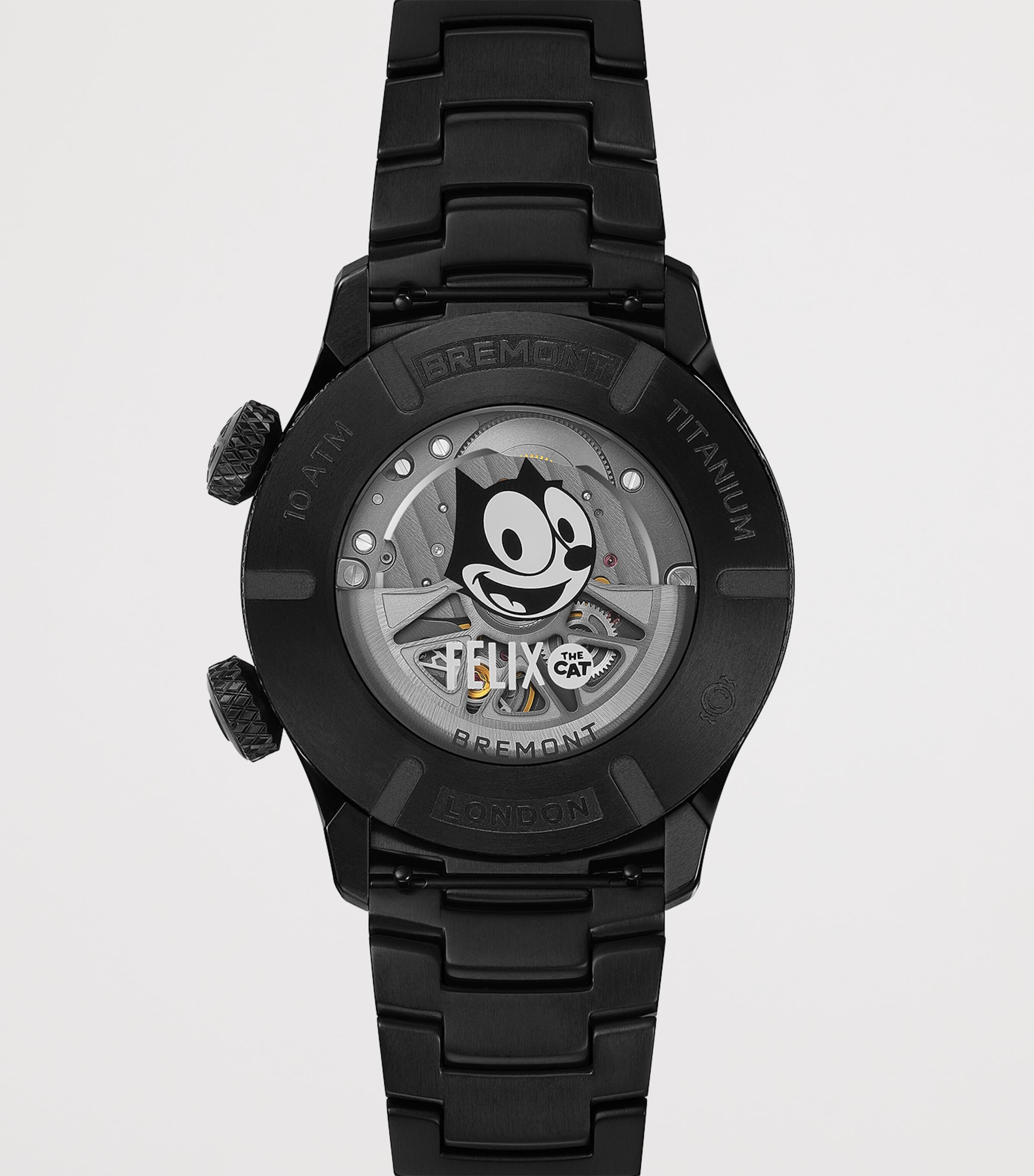 Bremont x Felix The Cat Titanium Altitude MB Meteor Pilot's Watch 42mm Black Image 2