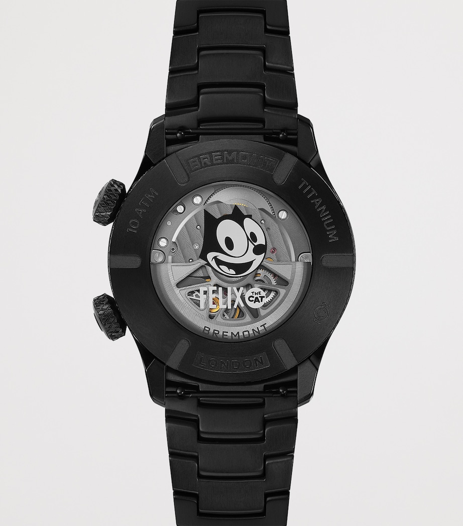 Bremont x Felix The Cat Titanium Altitude MB Meteor Pilot's Watch 42mm Black Image 2