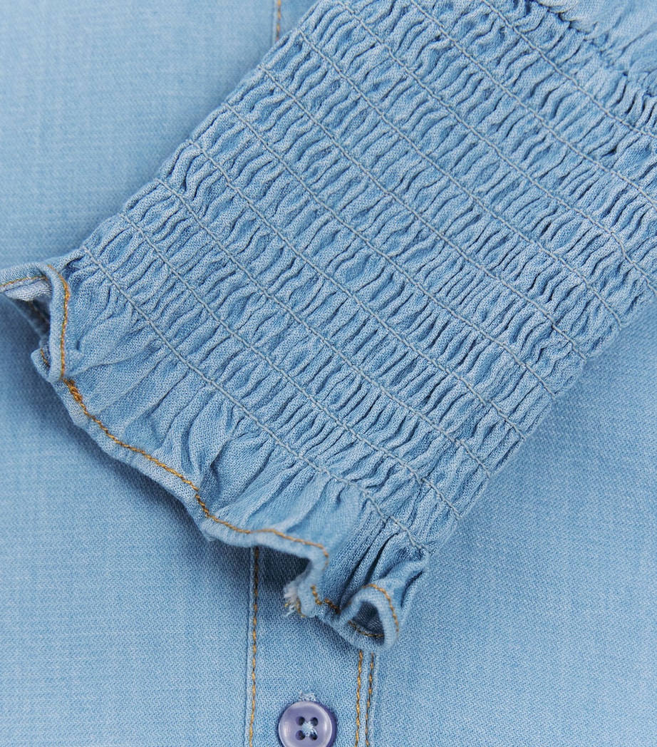 Cotton Chambray Blouse CHAMBRAY BLUE Image 5