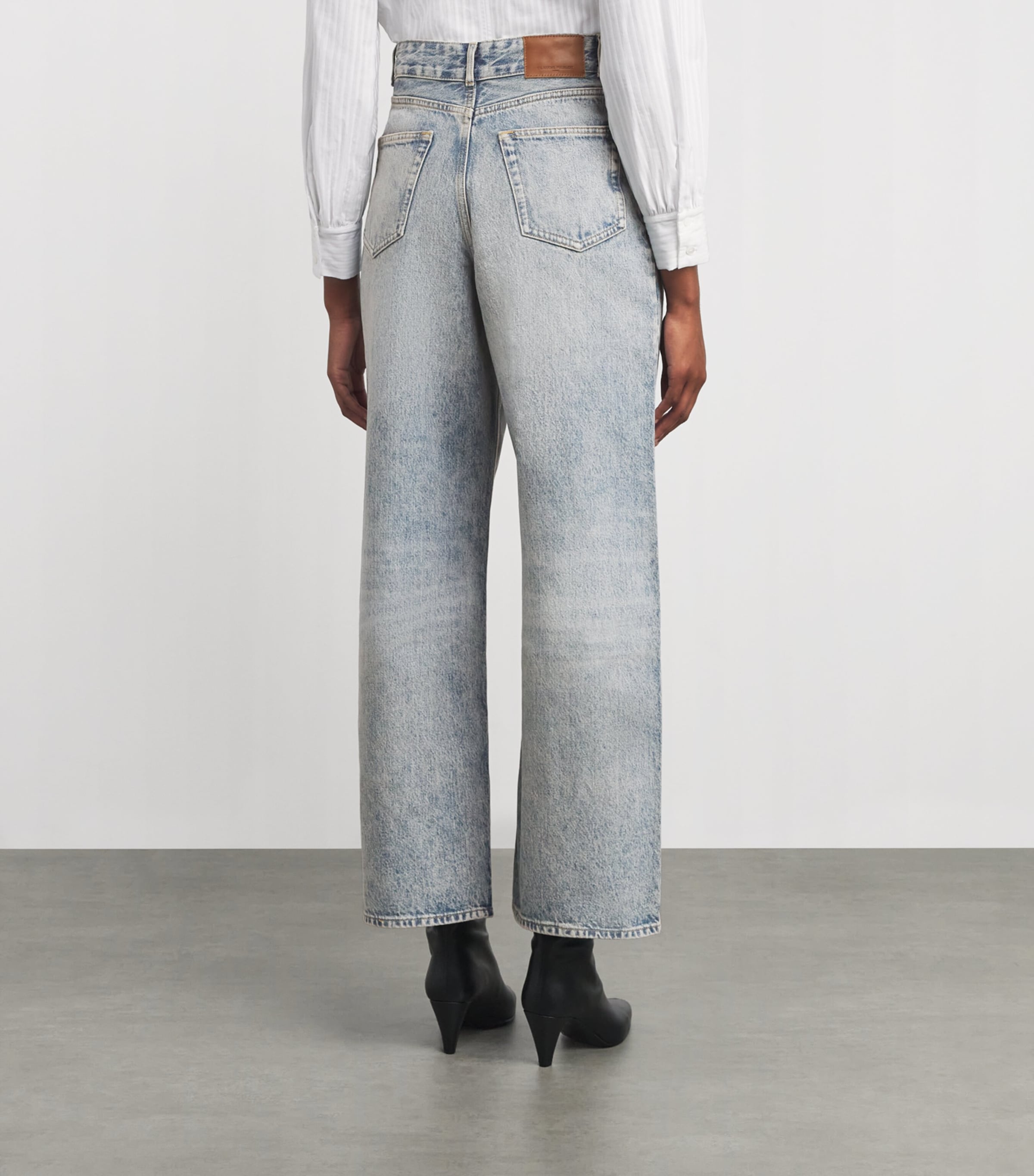 Wide-Leg Jeans LIGHT BLUE DENIM Image 4