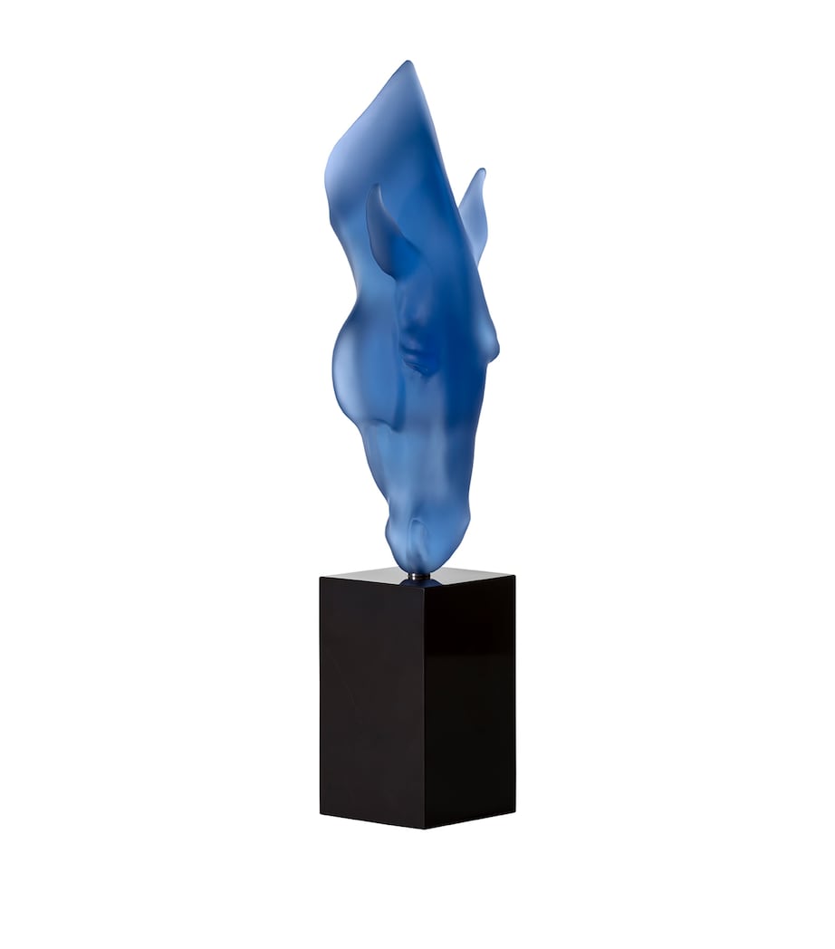 x Nic Fiddian-Green Crystal Still Water Sculpture BLEU Image 3