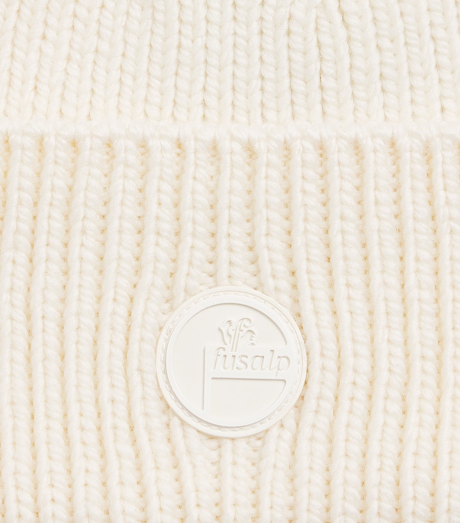Merino Wool Knit II Beanie 91400 NEIGE Image 3