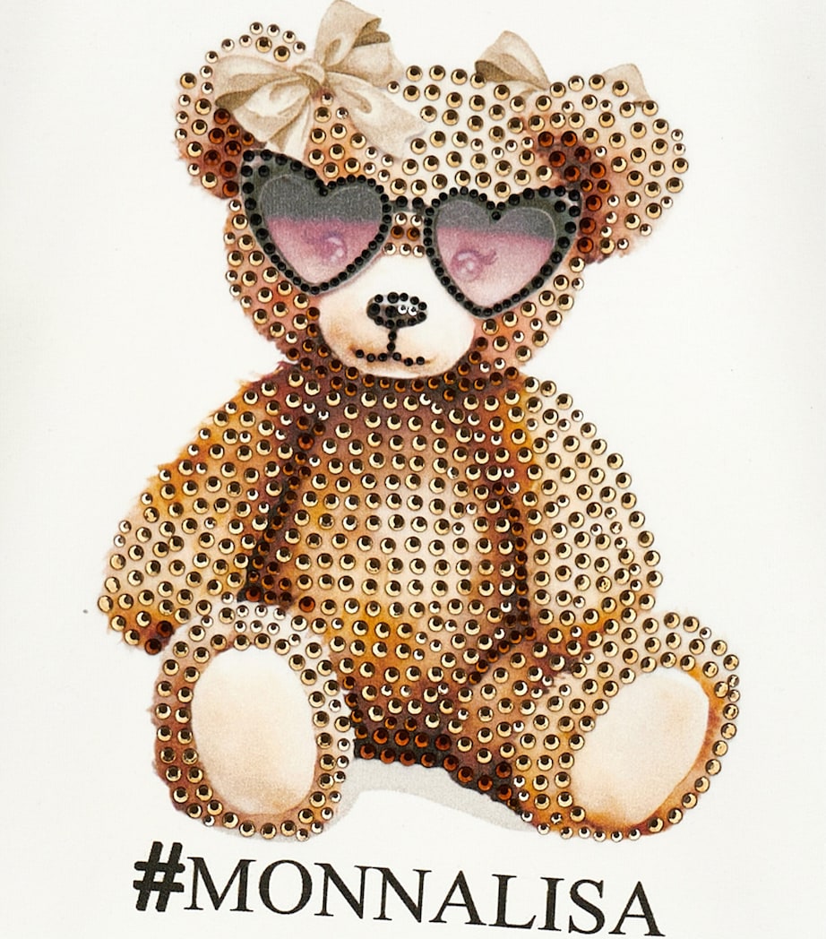 Embellished Teddy Bear Dress (2-12 Years) PANNA/ECRU Image 3