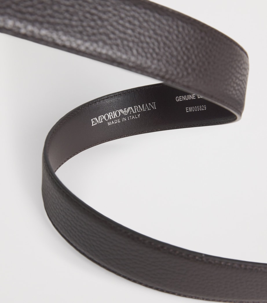 Emporio Armani Leather Tongue Belt Image 5