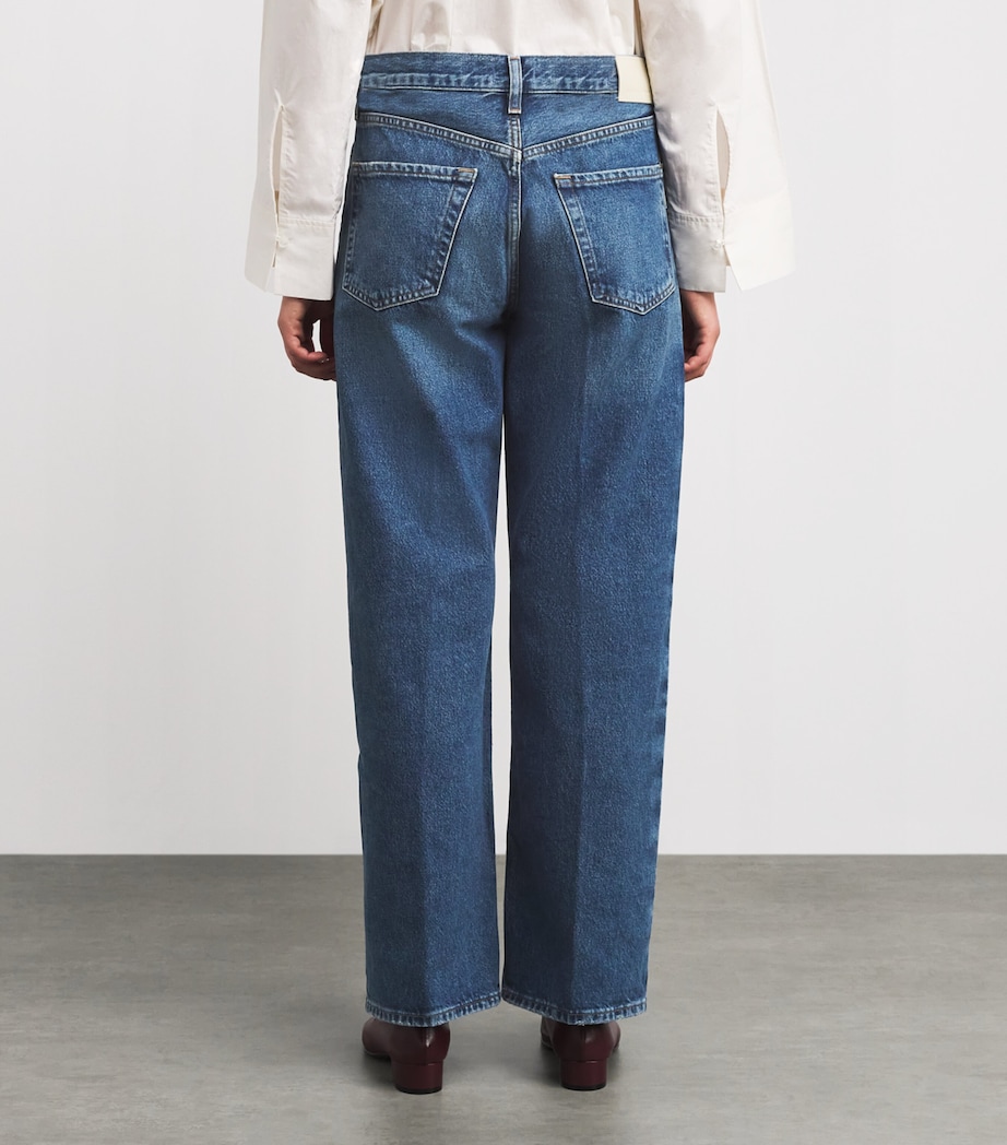 Tuxedo-Detail Lindz Low-Rise Straight Jeans LIRO Image 4