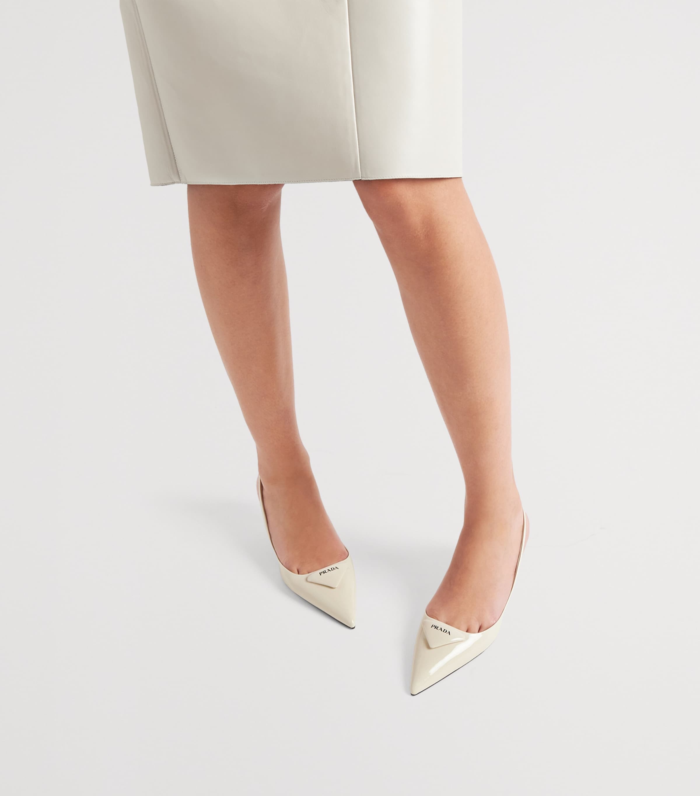 Patent Leather Slingback Pumps 55 F0304 Image 3