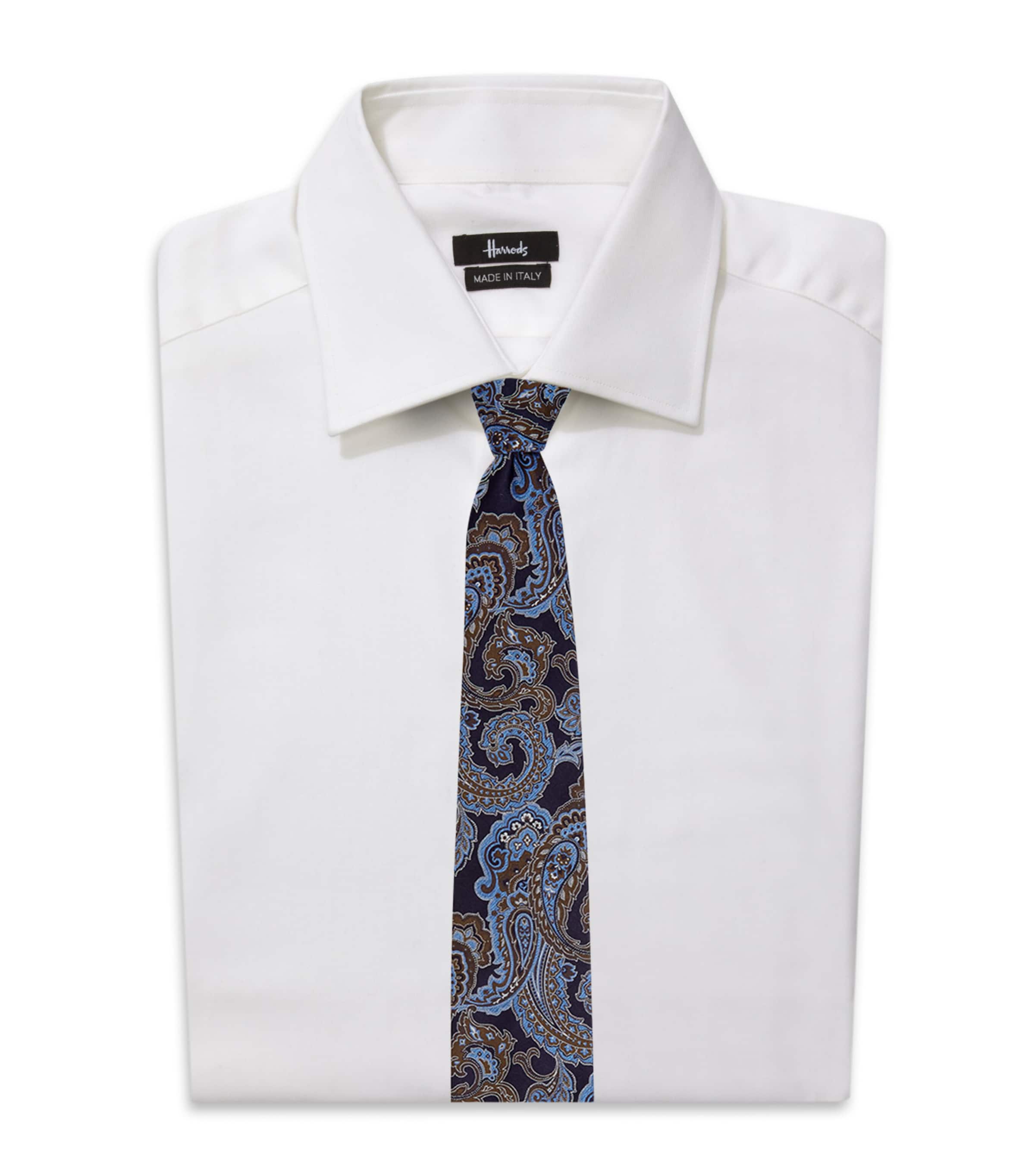 Paisley Pattern Tie 29-NVY Image 2
