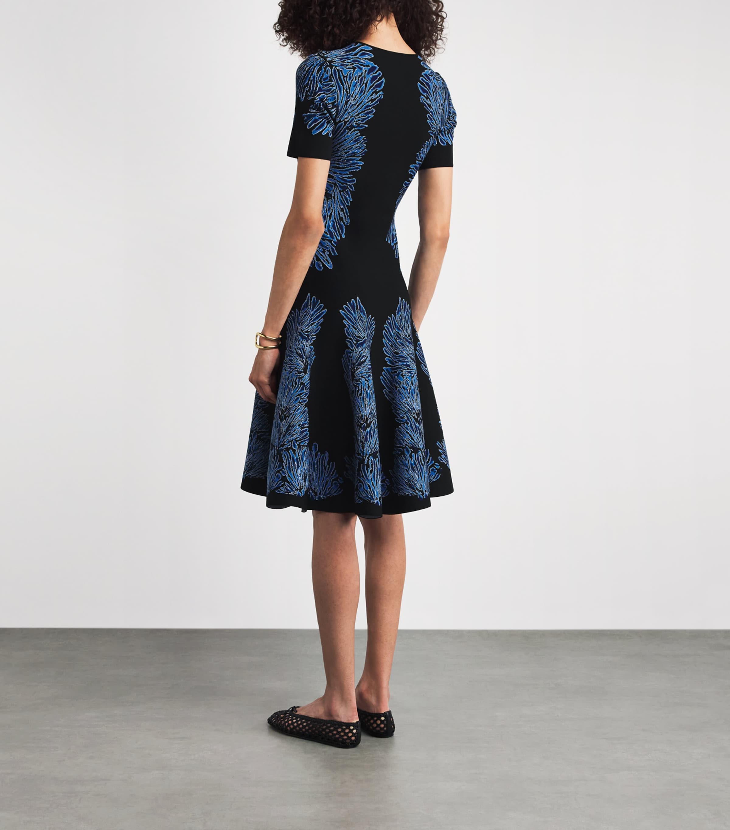 Ulla Johnson Womens Knitted Sofie Mini Dress Ocean Image 4