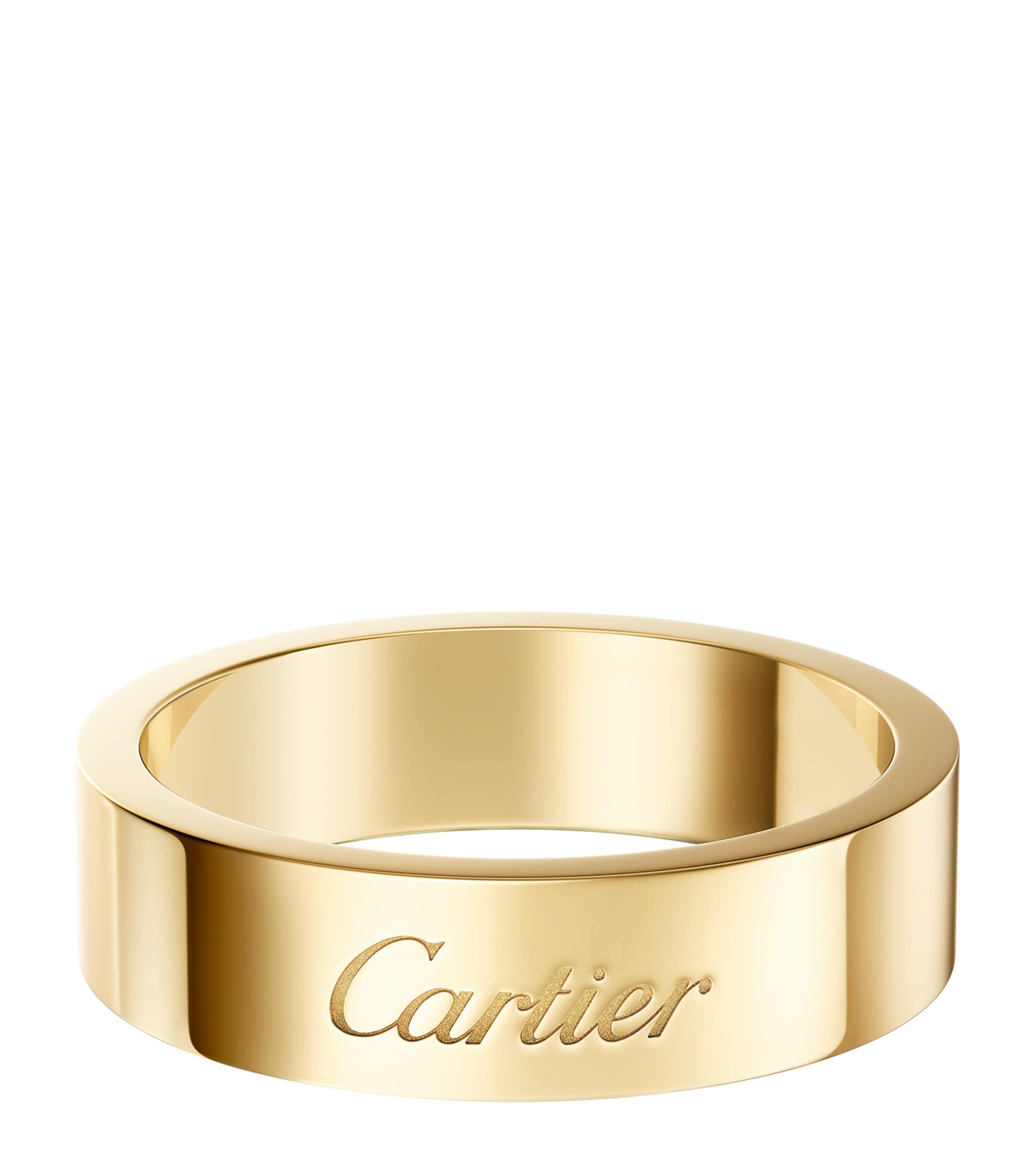 Yellow Gold C de Cartier Wedding Ring YELLOW GOLD Image 1