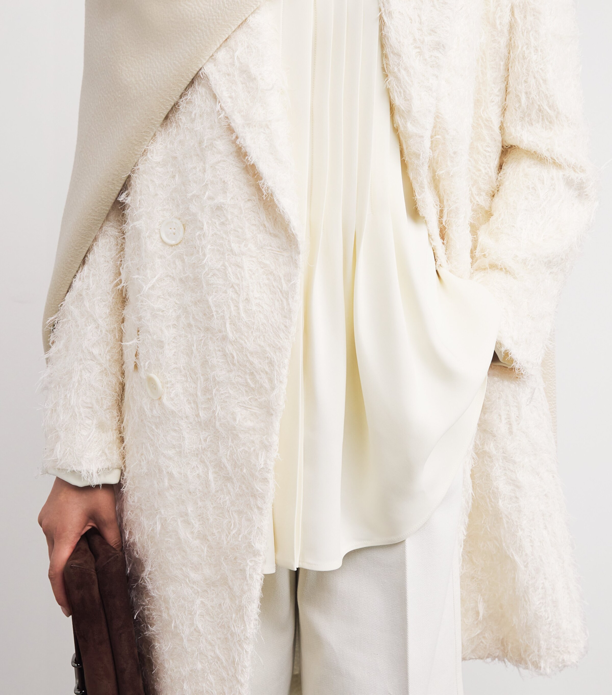 Silk Brushed Overcoat 9200 Image 6