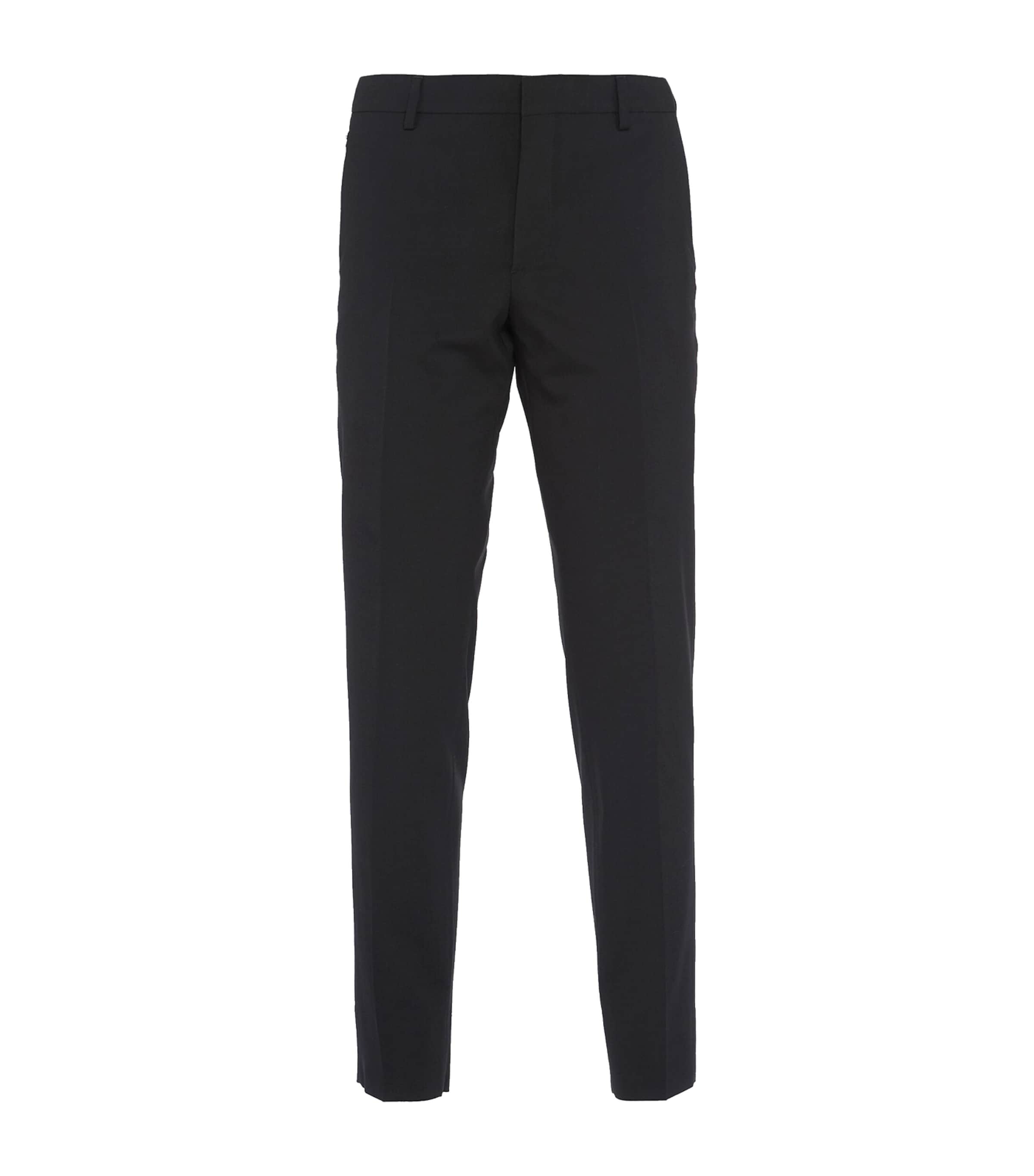 Prada Mens Wool-Blend Trousers Image 1