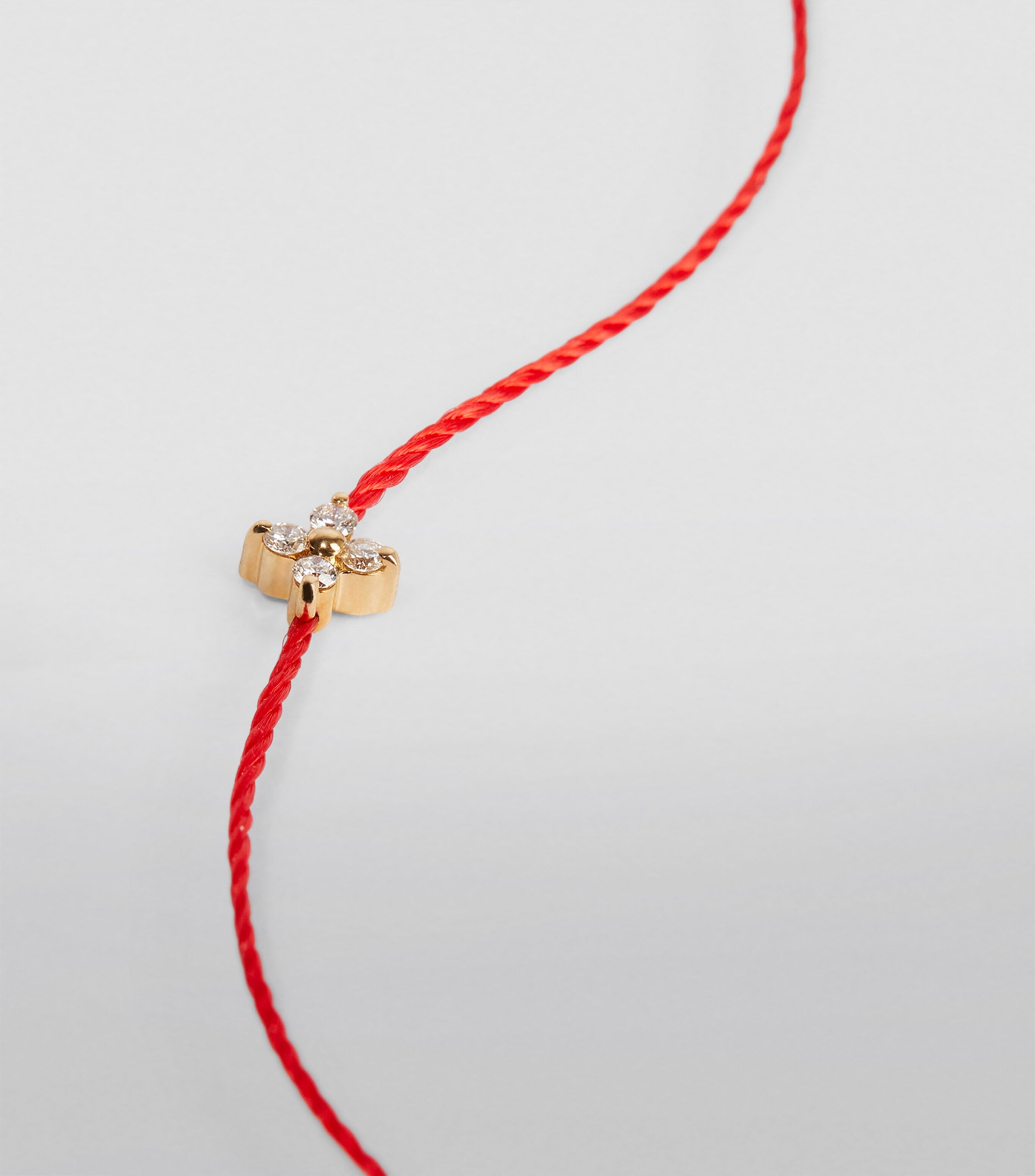 Redline Yellow Gold and Diamond Shiny Bracelet Red Image 6