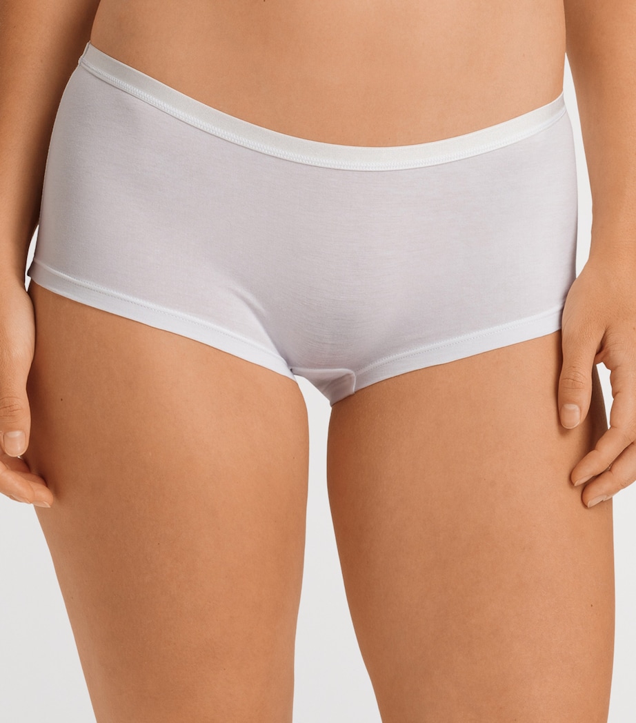 Cotton Sensation Boyshorts WHITE Image 2