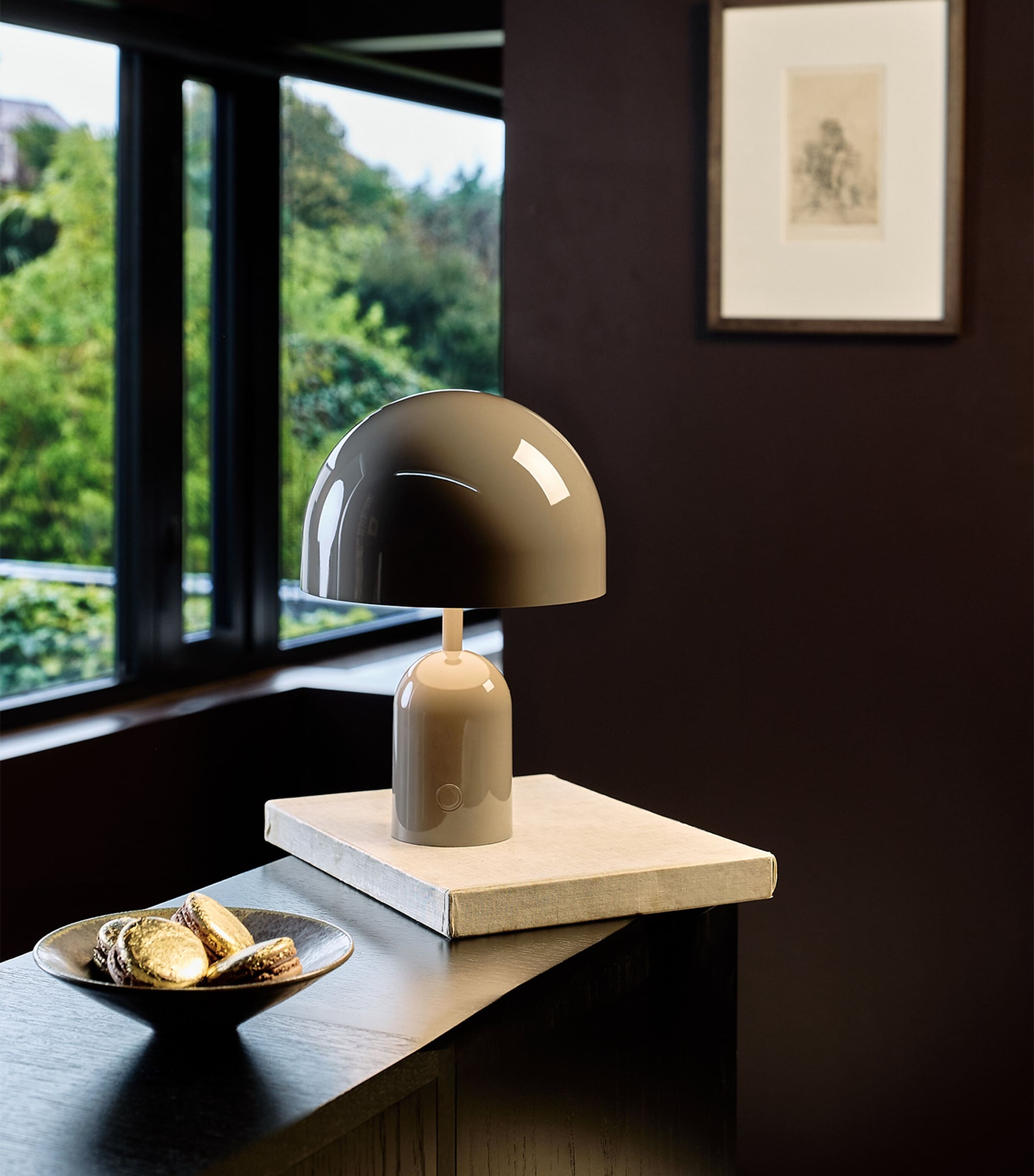 Portable Bell Table Lamp DARK GREY Image 3