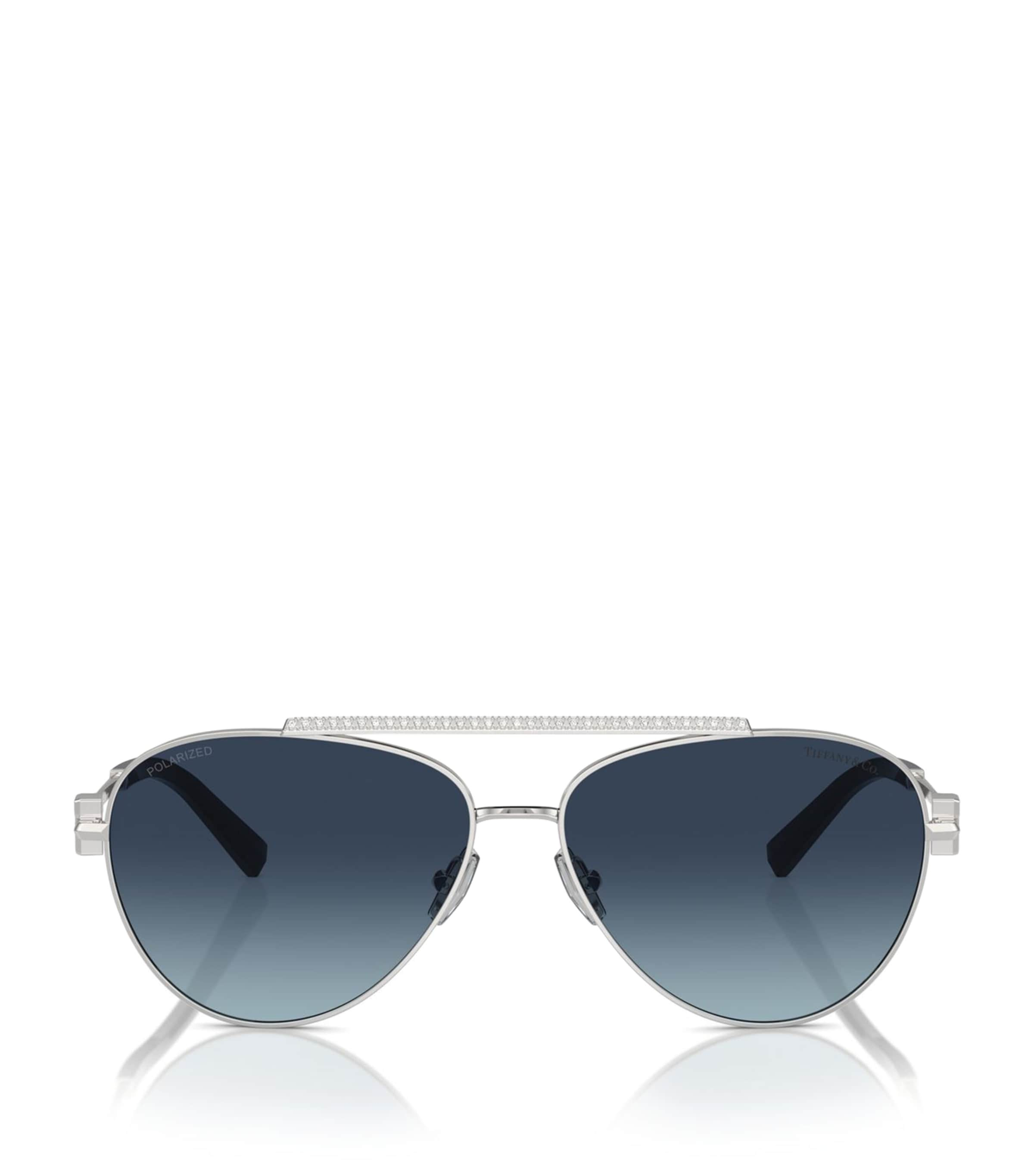 Tiffany & Co Acetate Tf3101b Sunglasses In Silver