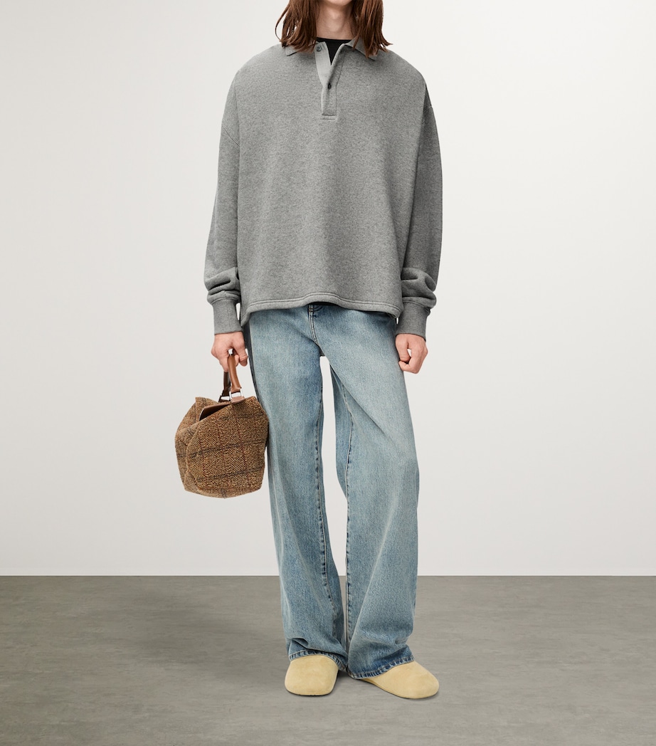 Polo Sweatshirt LEAD GREY Image 2