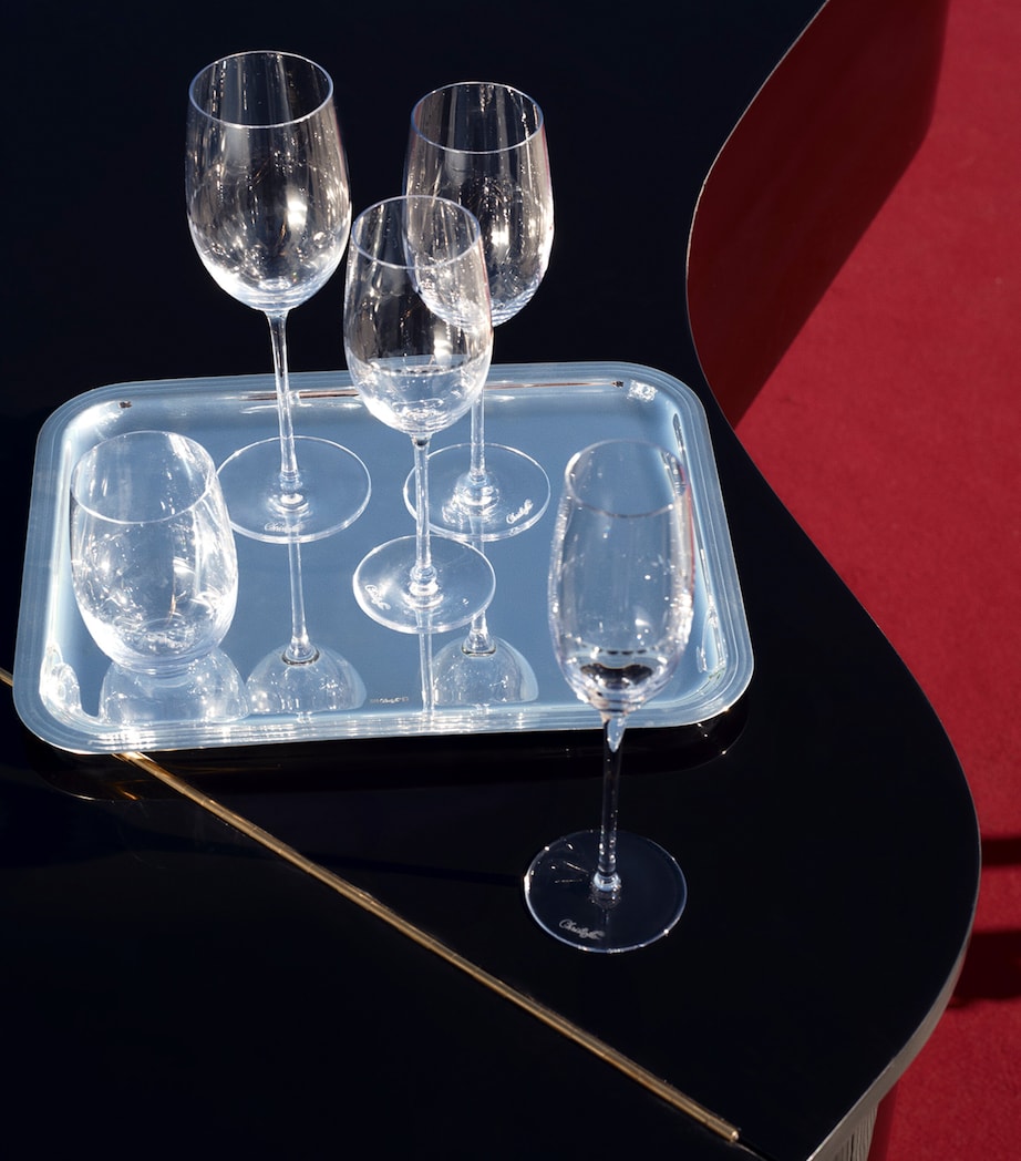 Christofle Set of 2 Perles White Wine Glasses (200ml) Image 6