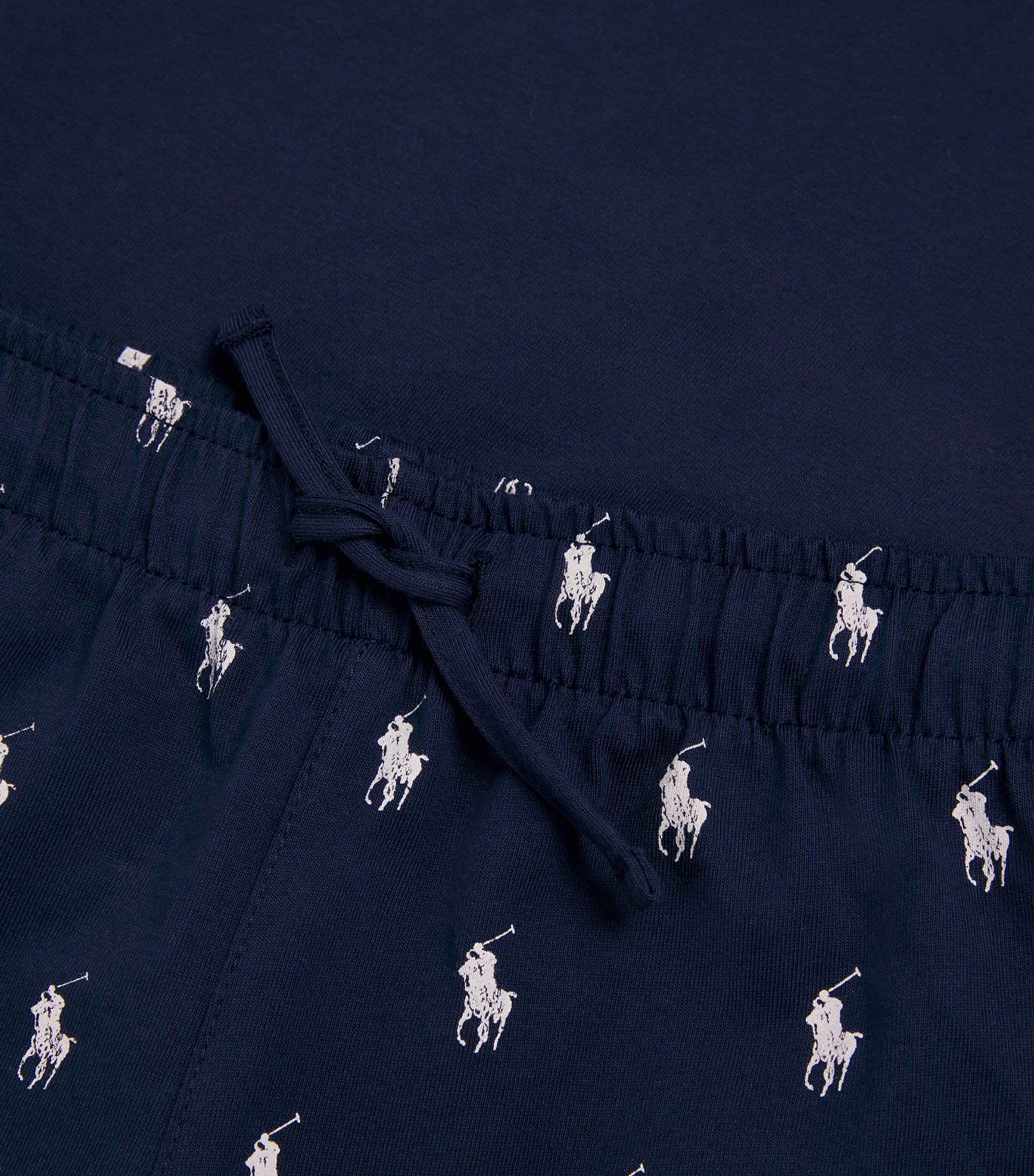 Ralph Lauren Kids Cotton T-Shirt and Shorts Set (4-7 Years) Bcv Newport Navy Image 3