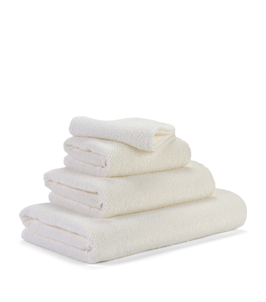 Twill Bath Towel (70cm x 140cm) IVORY Image 2