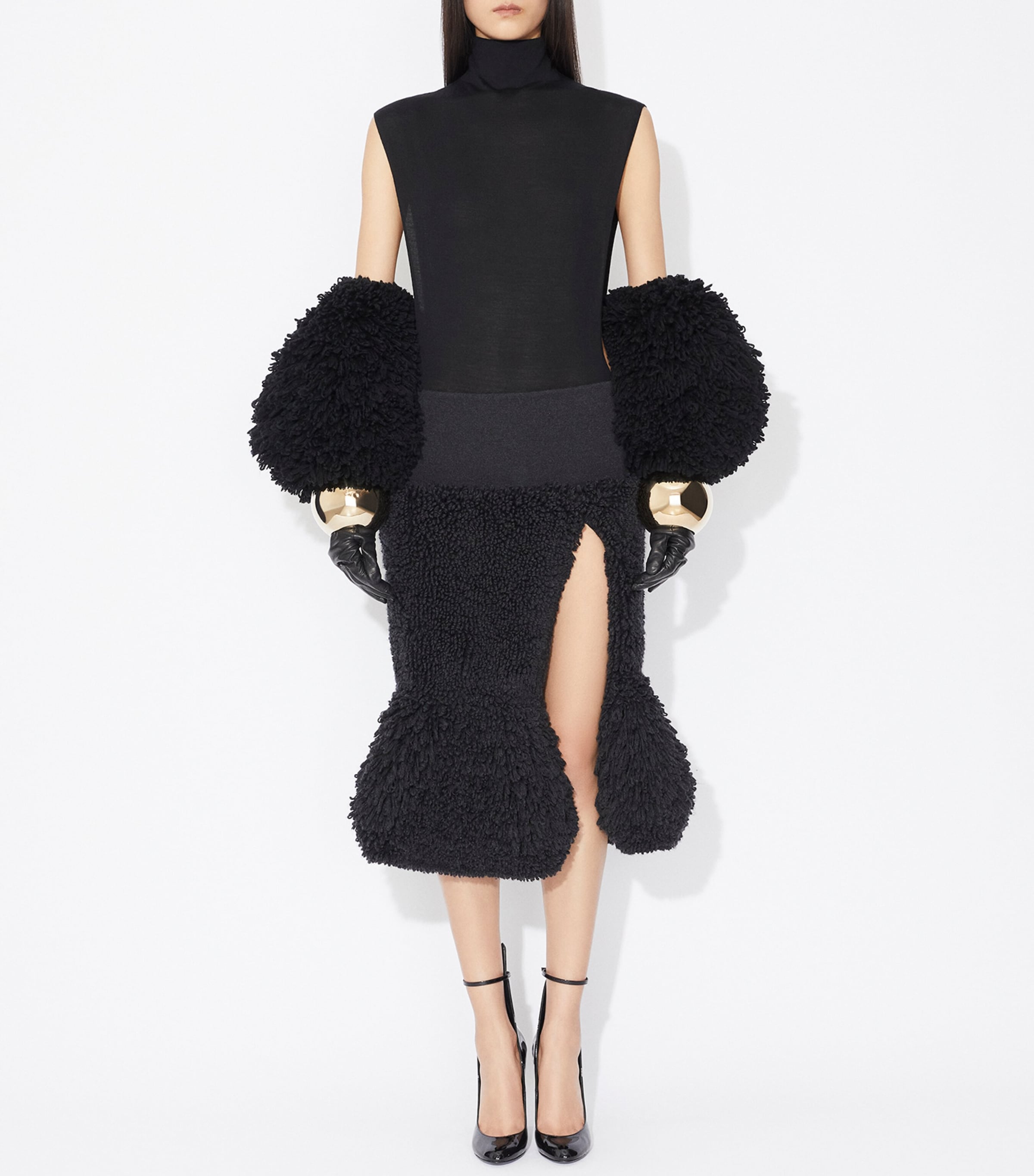 Cap-Sleeve Bodysuit NOIR ALAIA Image 2