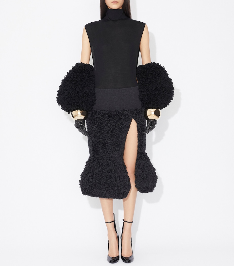 Cap-Sleeve Bodysuit NOIR ALAIA Image 2