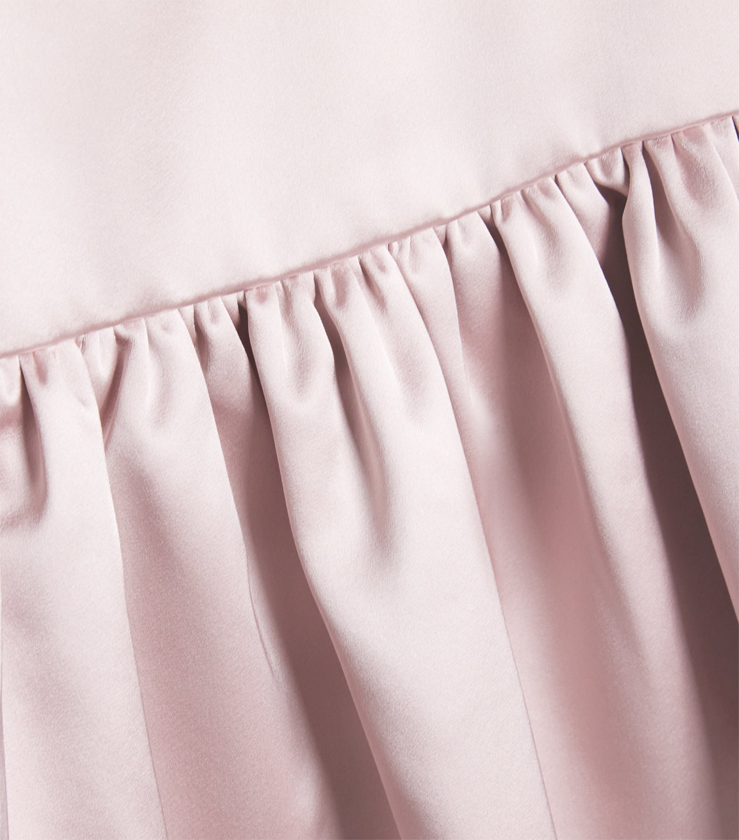 Satin Sculptural Flower Dress (3-12 Years) PINK Image 3