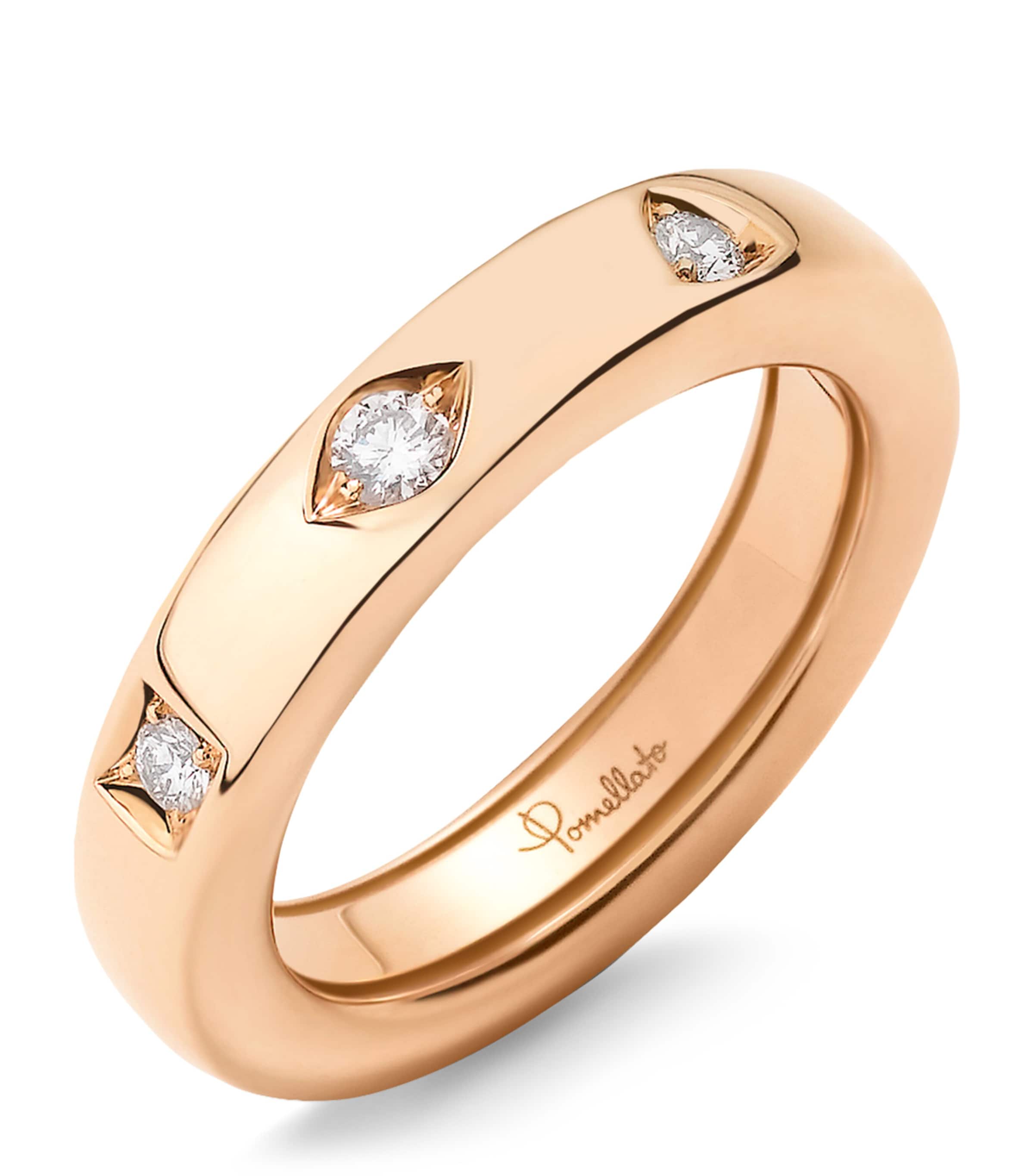 Pomellato Rose Gold And Diamond Iconica Ring