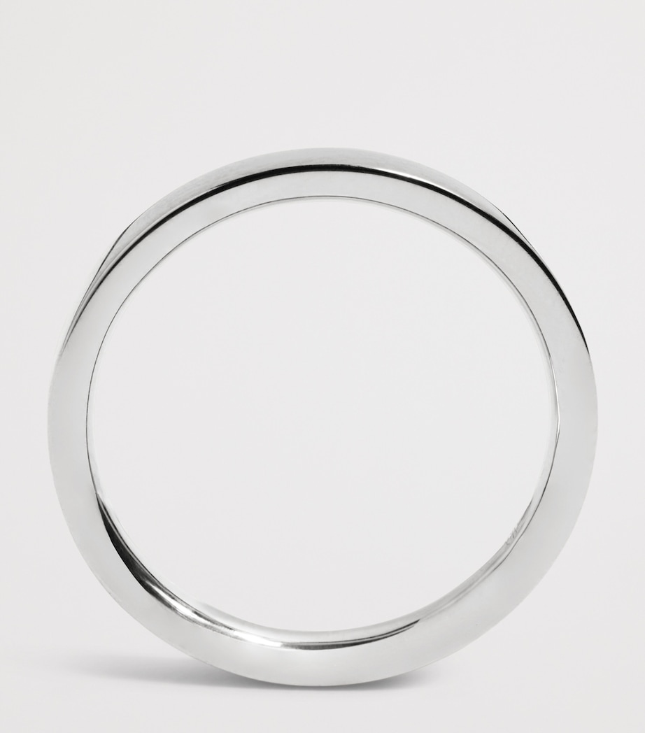 Monica Vinader Sterling Silver Essential Stacking Ring Silver Image 7