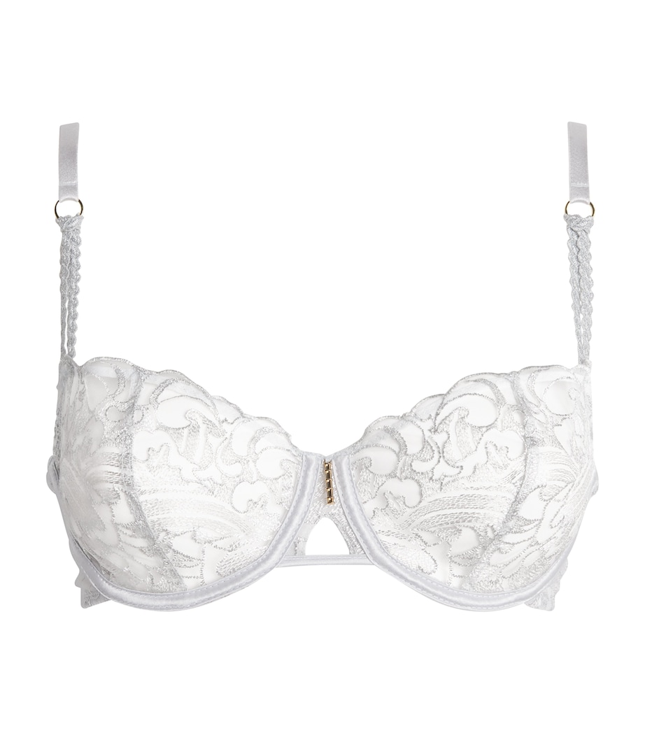 Lace Half-Cup Bra ARCTIC BLUE Image 1