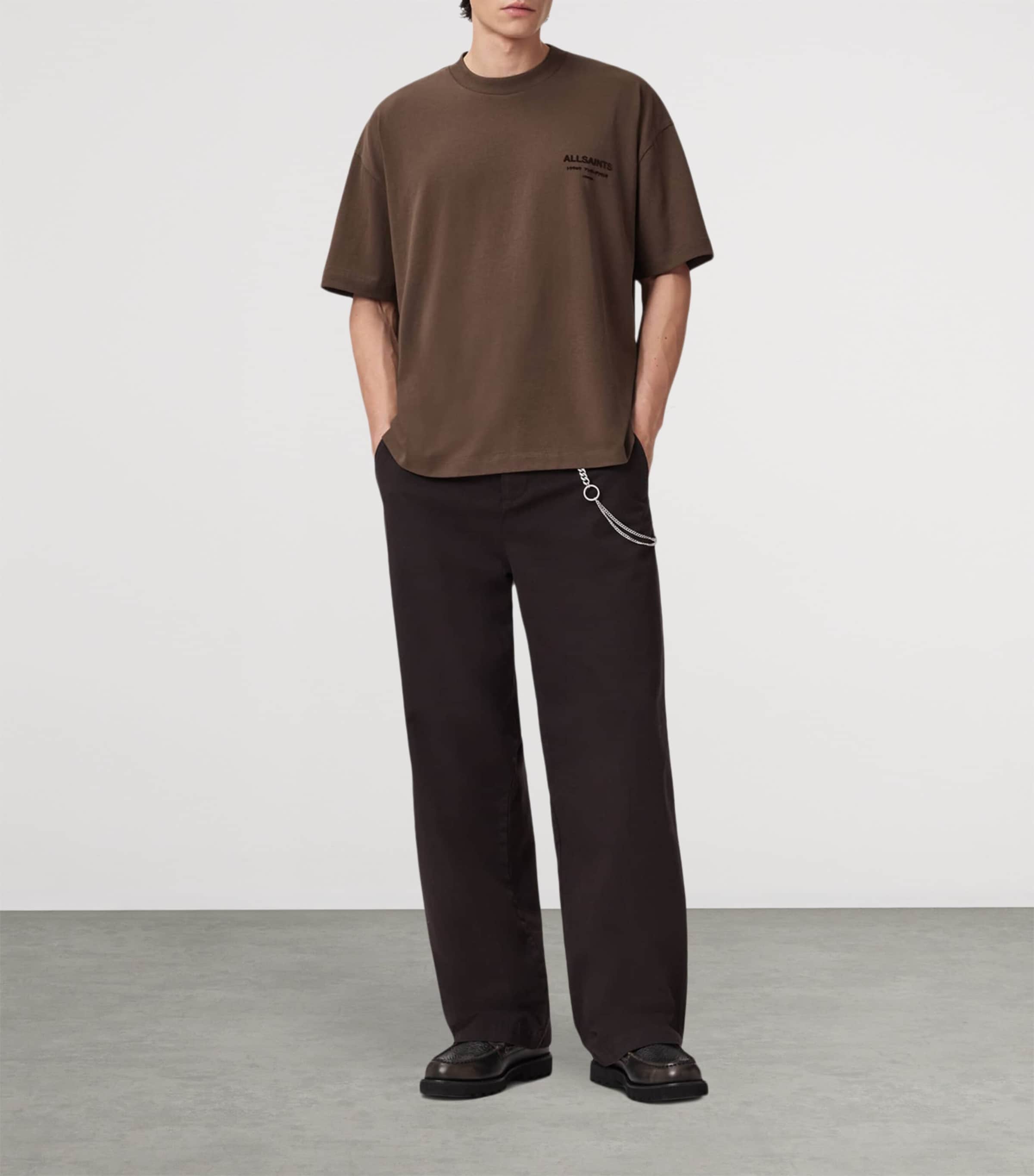 Organic Cotton Xander Oversized T-Shirt BITTER BROWN Image 2