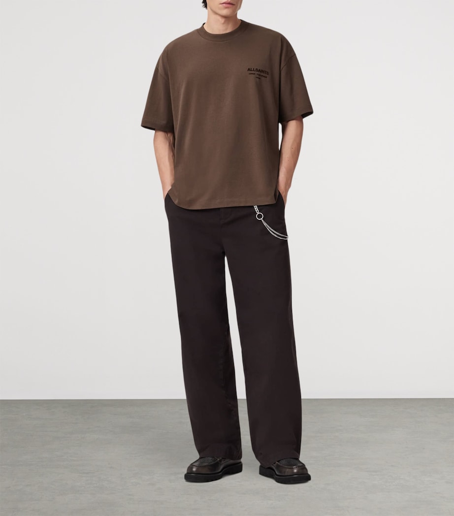 Organic Cotton Xander Oversized T-Shirt BITTER BROWN Image 2