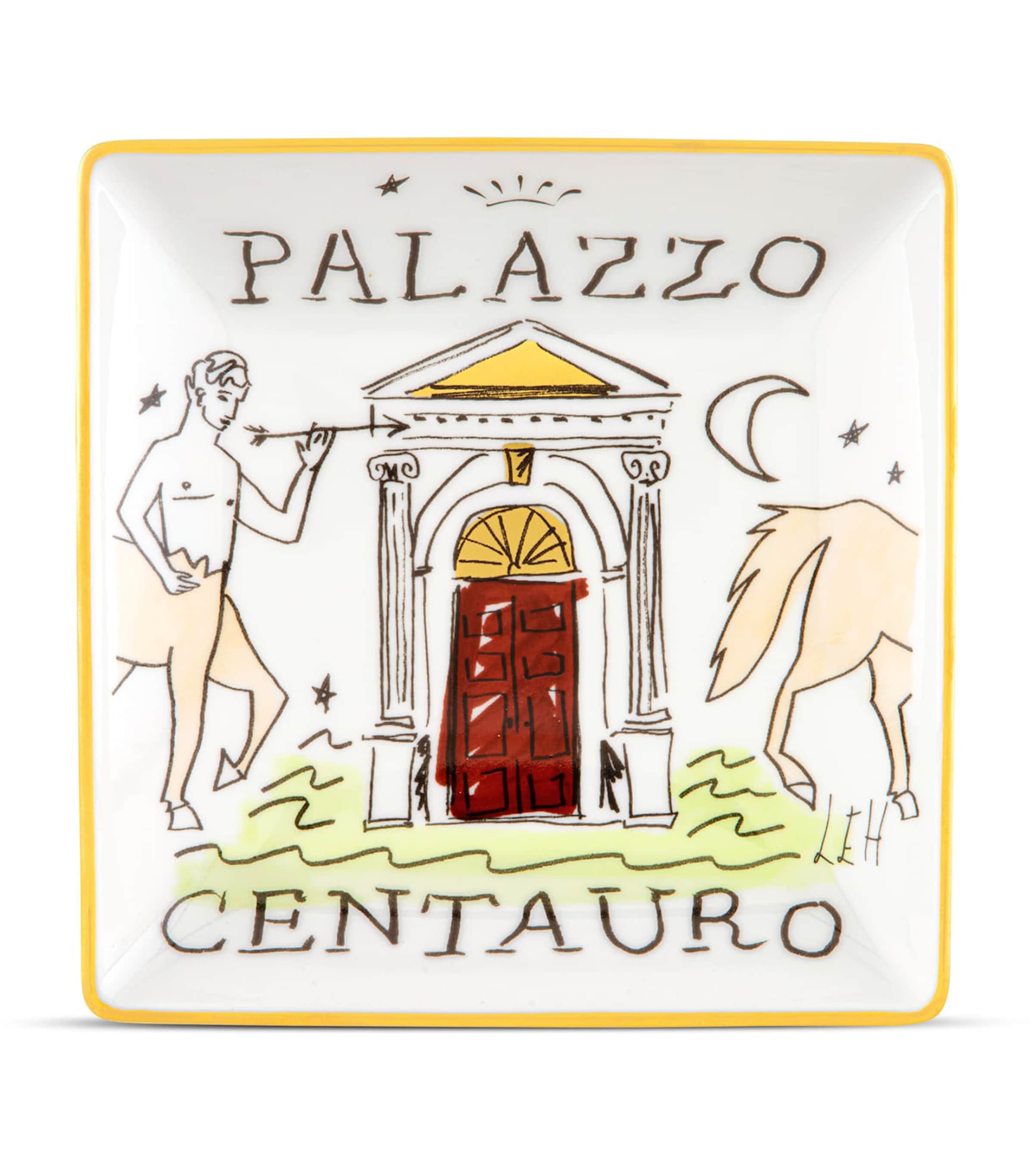GINORI 1735 x Luke Edward Hall Palazzo Centauro Decorative Tray (13.5cm) Image 1