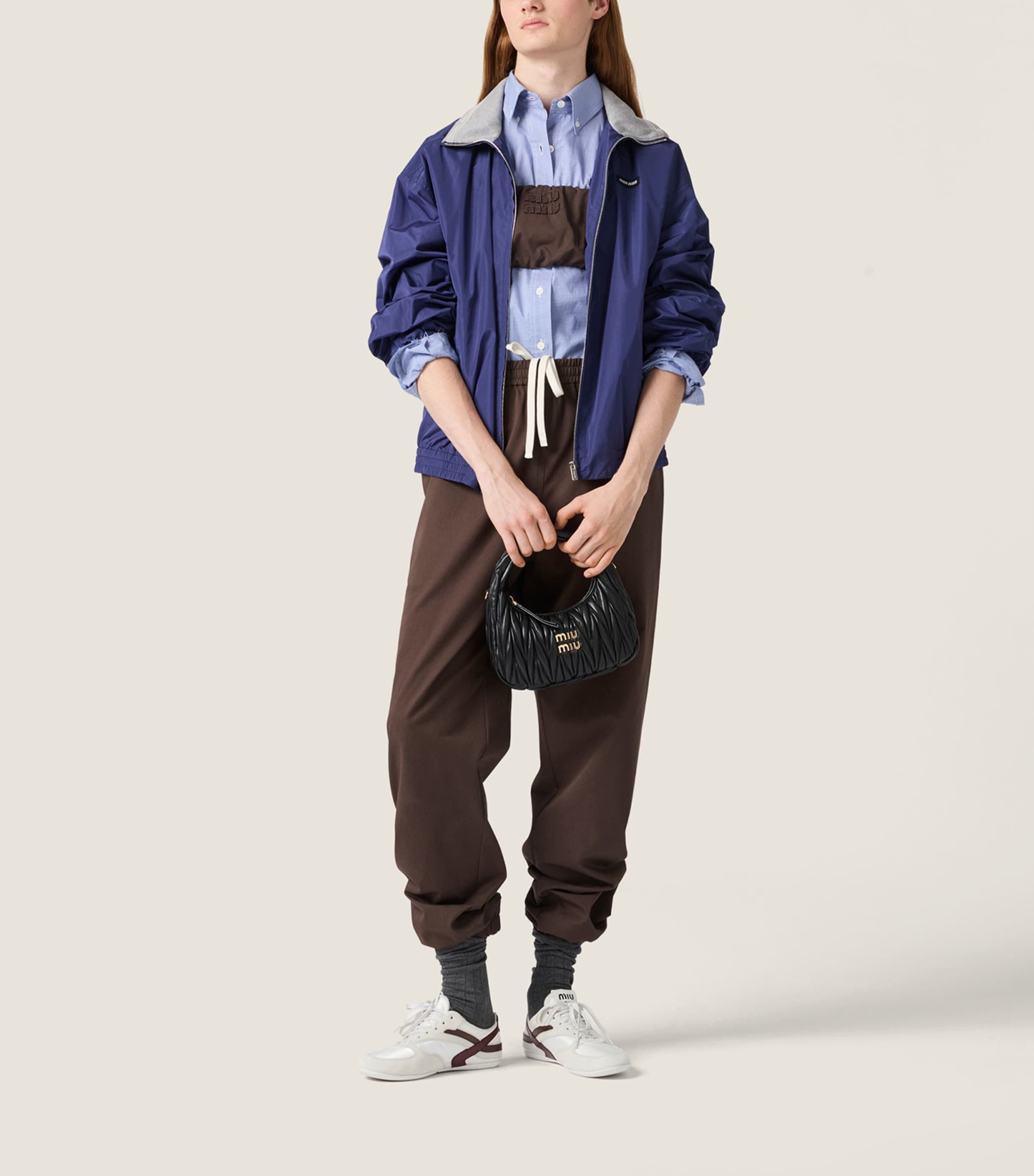 Miu Miu Womens Cotton Twill Bandeau Top Image 2