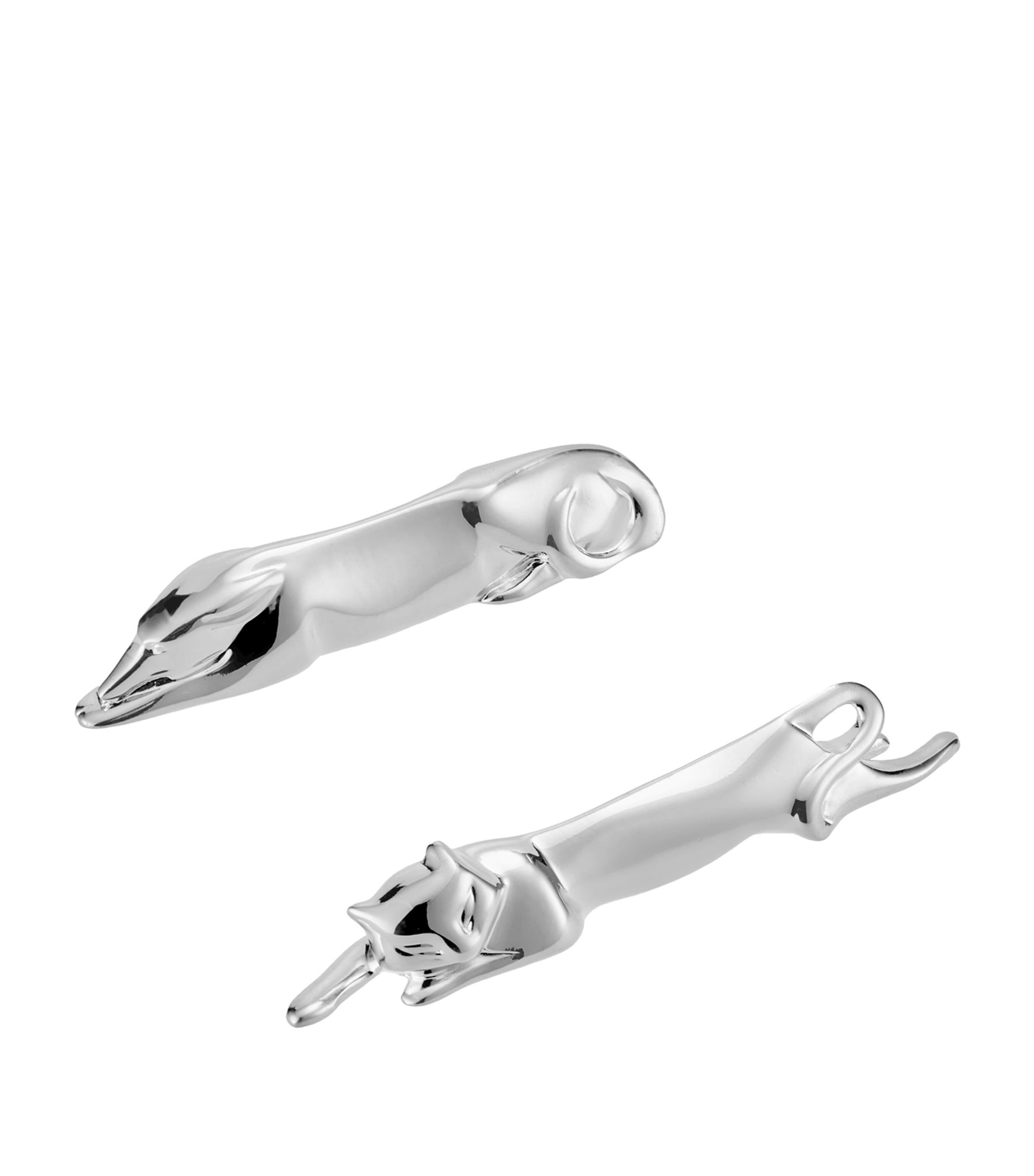 Christofle Silver-plated Gallia Knife Rests In Silver
