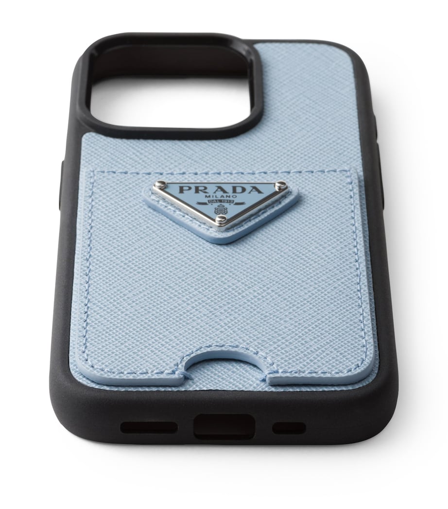 Prada Saffiano Leather iPhone 15 Pro Case Image 2