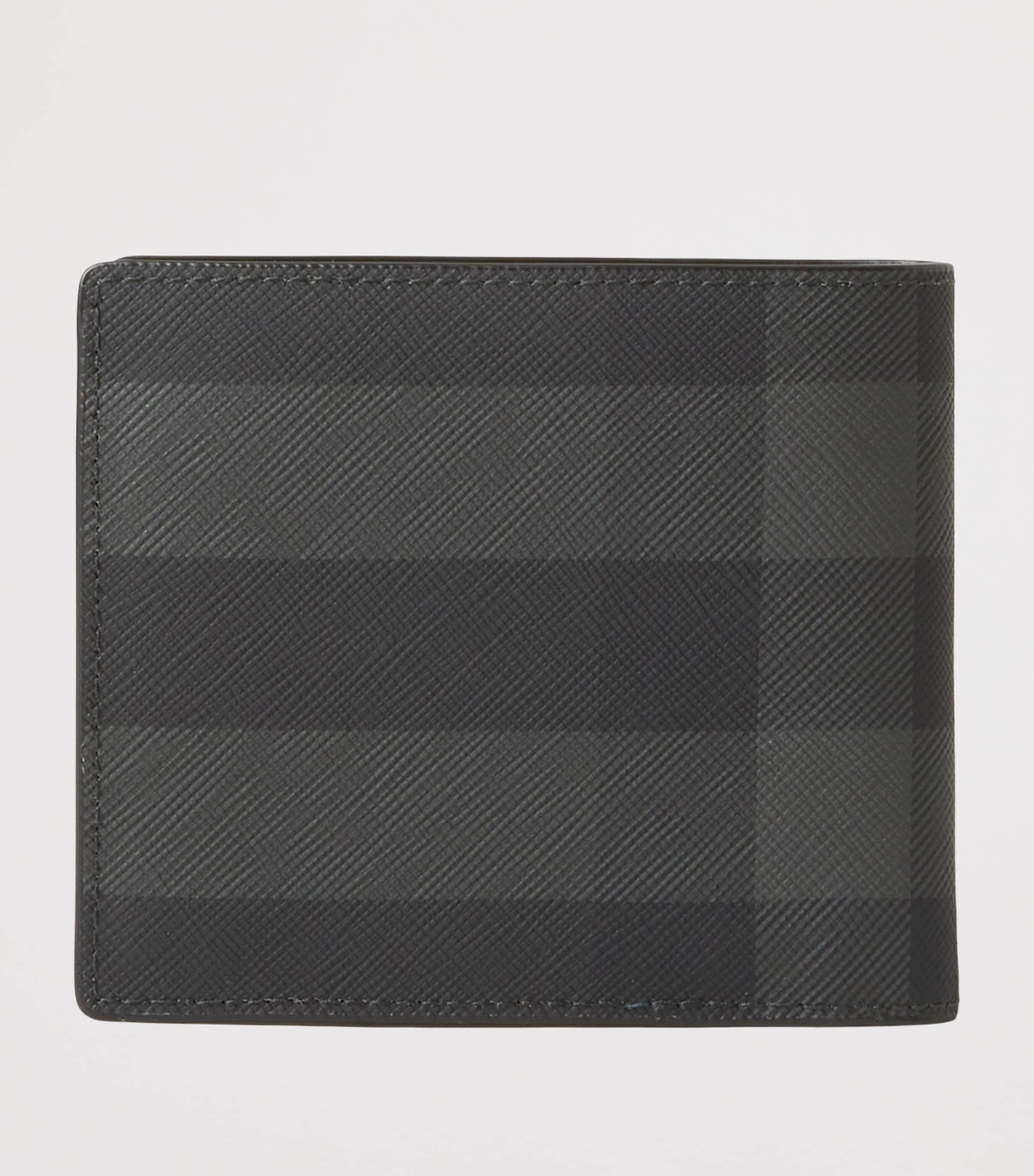 Slim Check Bifold Wallet CHARCOAL Image 2