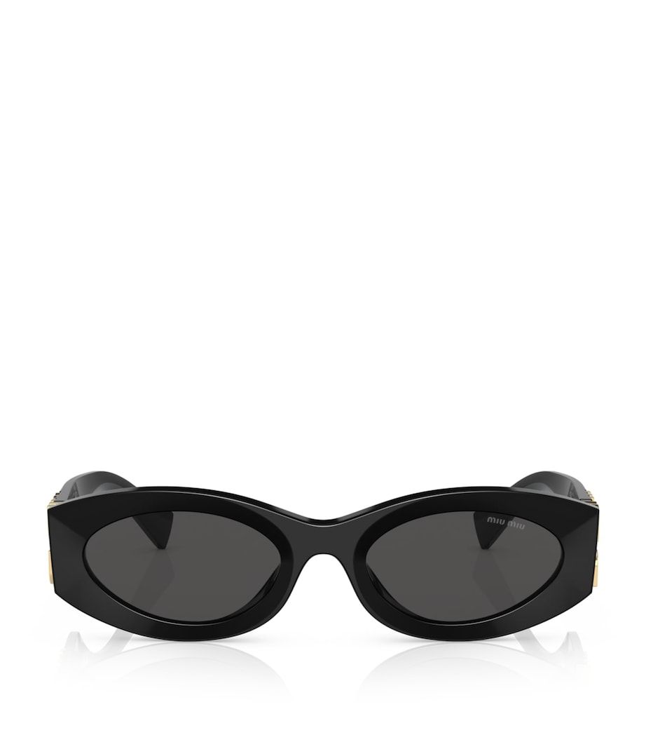 Acetate Oval MU11WS Sunglasses 1AB5S0 Image 1