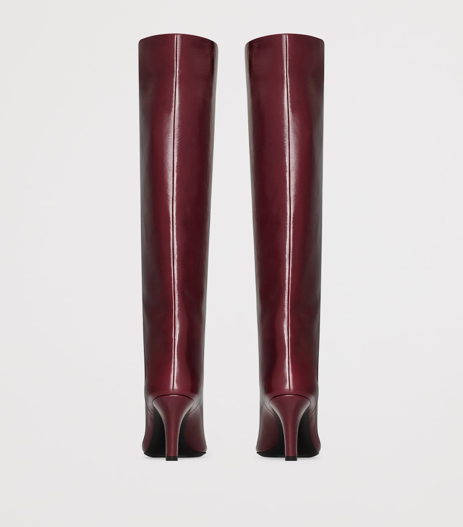 Patent Leather Jill Knee-High Boots 75 6629 Image 2