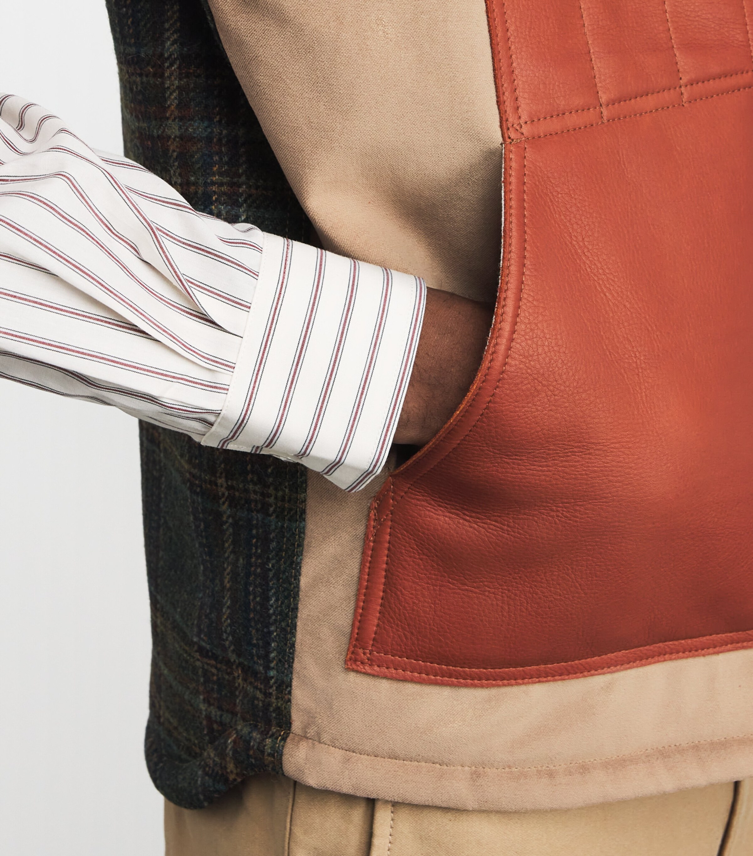 x Filson Cotton Patch Gilet BEIGE X BRN X KHK Image 6