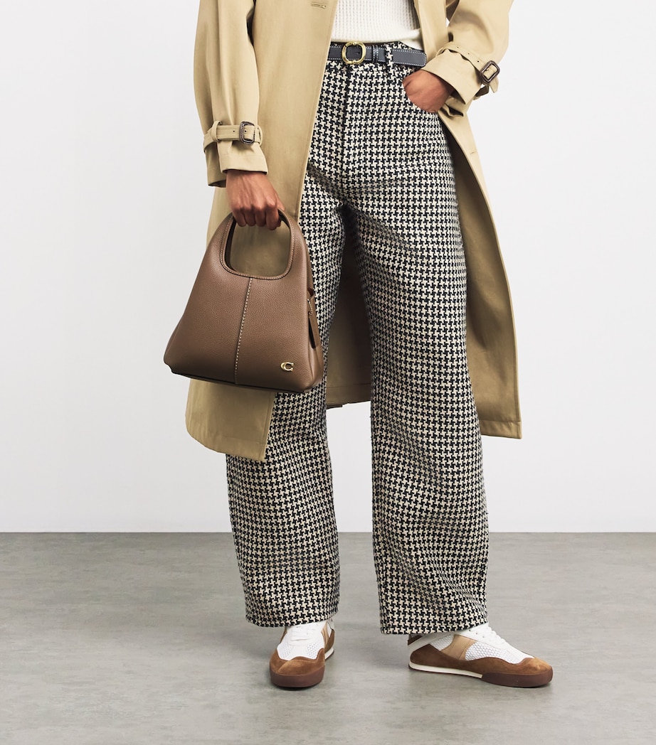 Leather Lana 23 Shoulder Bag B4/DARK STONE Image 5