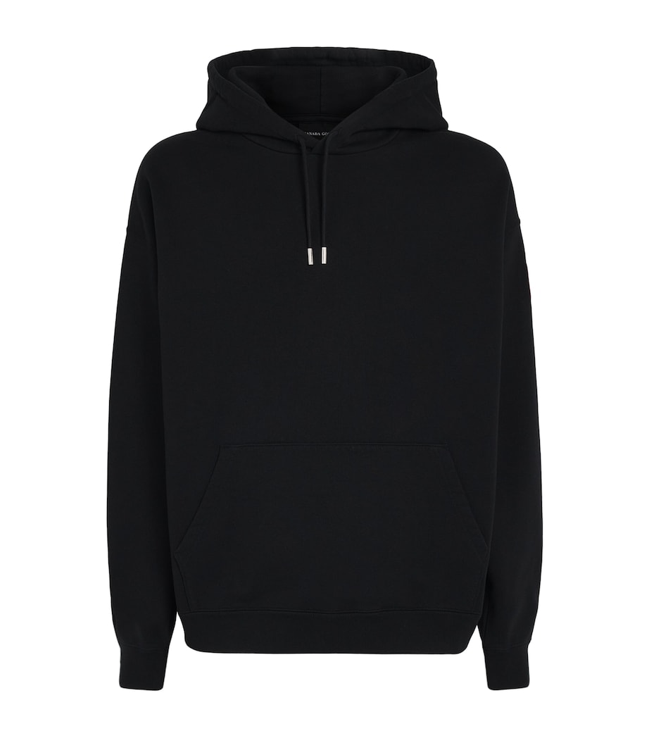 Canada Goose Mens Organic Cotton Rove Hoodie Black Image 1