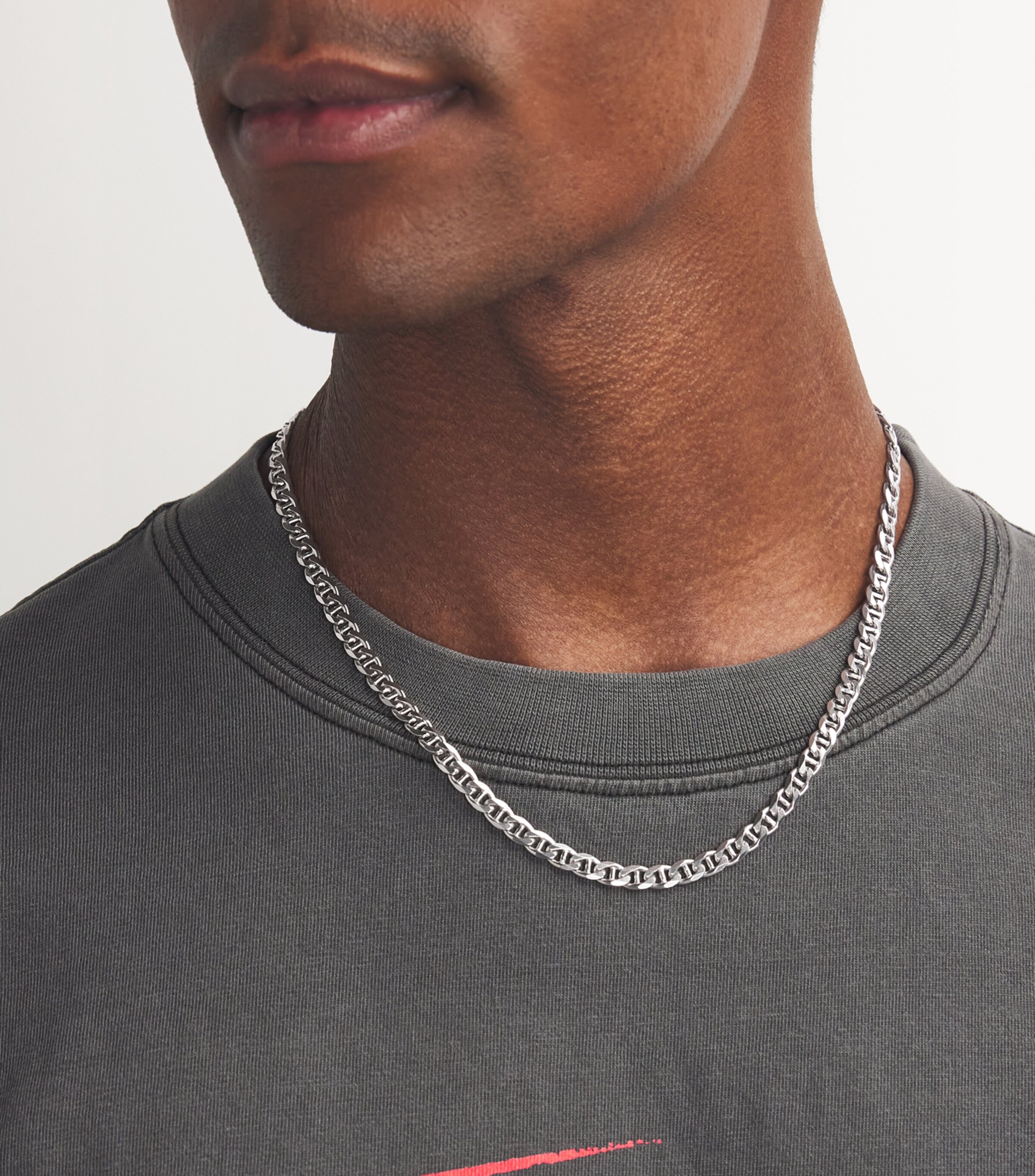 Tom Wood Sterling Silver Jude Chain Necklace | Harrods UK