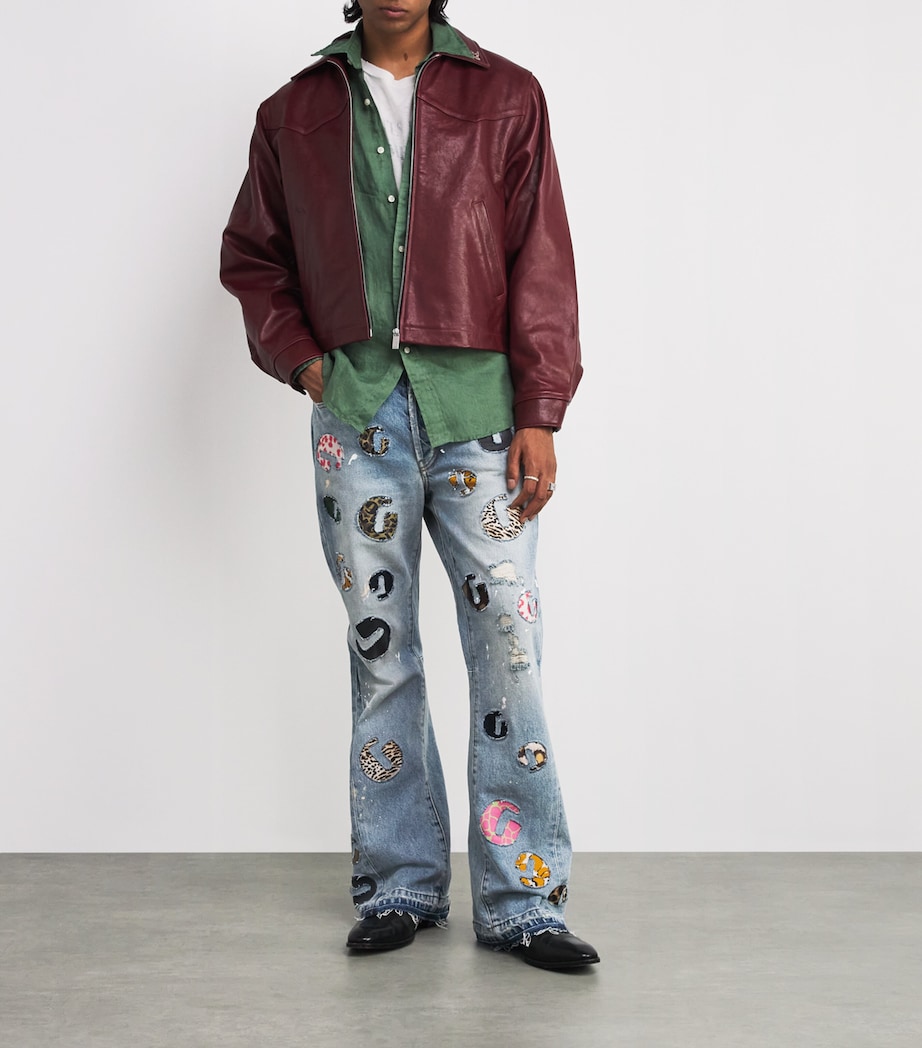 Flared G-Time Jeans MEDIUM WASH INDIGO Image 2