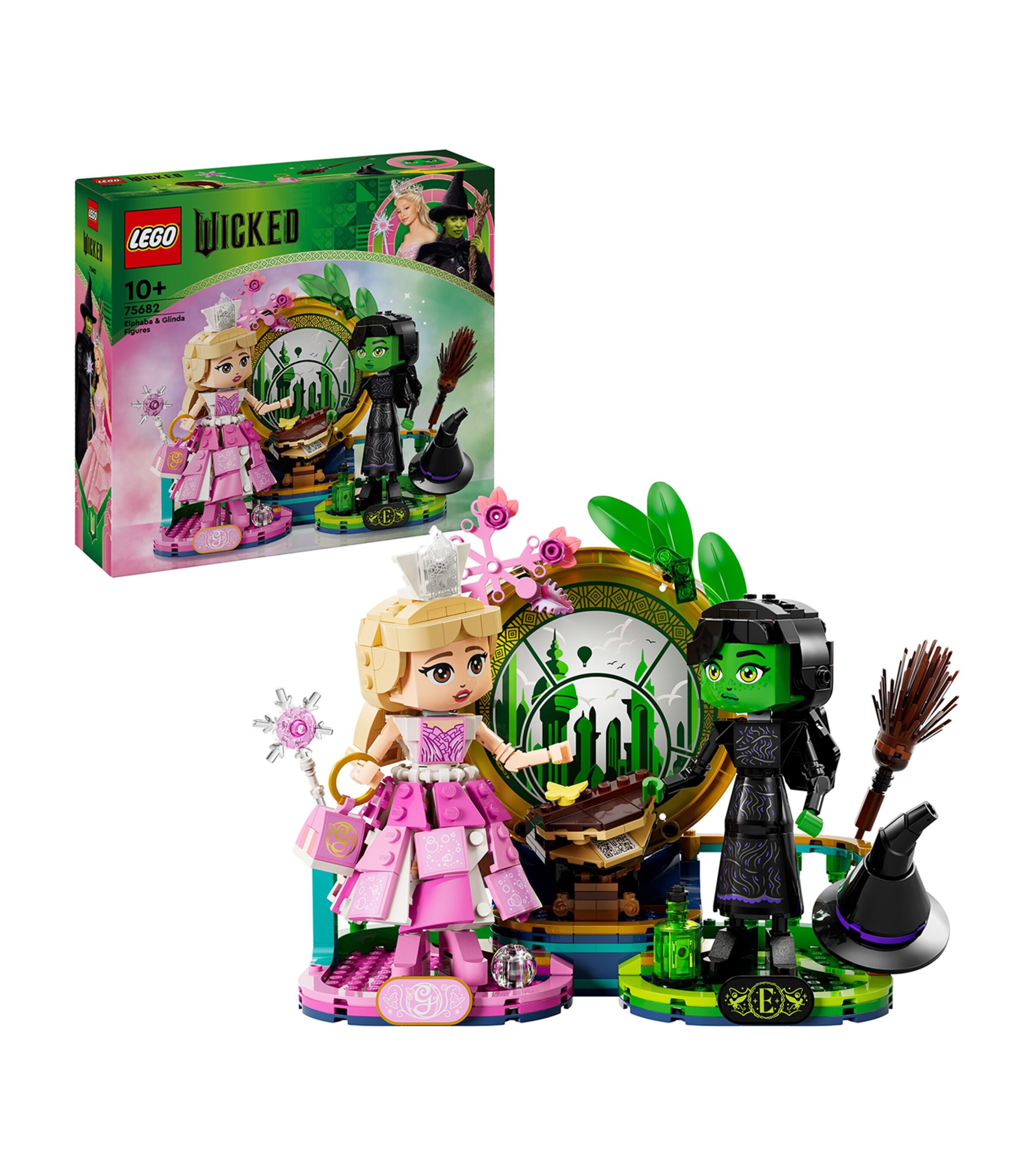 Lego x Wicked Elphaba & Glinda Figures 75682 | Toys | Building & Construction Toys | Designers | Lego Lego x Wicked Elphaba & Glinda Figures 75682 | Toys | Building & Construction Toys | Designers | Lego