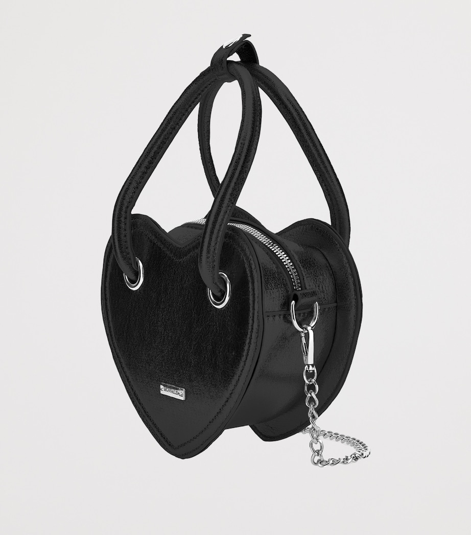 Love Heart-Shaped Bag NERO Image 2