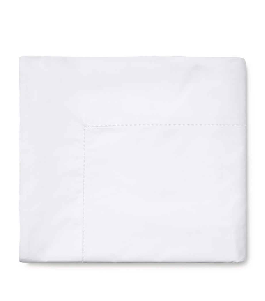 Giza 45 Super King Flat Sheet (300cm x 270cm) WHITE Image 2