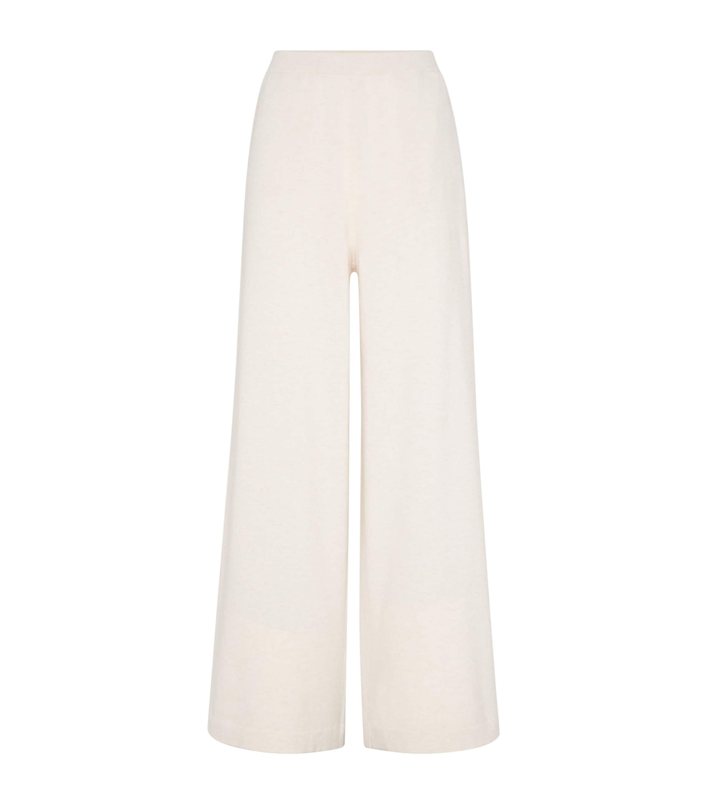Brunello Cucinelli Wool-blend Knitted Trousers In Beige
