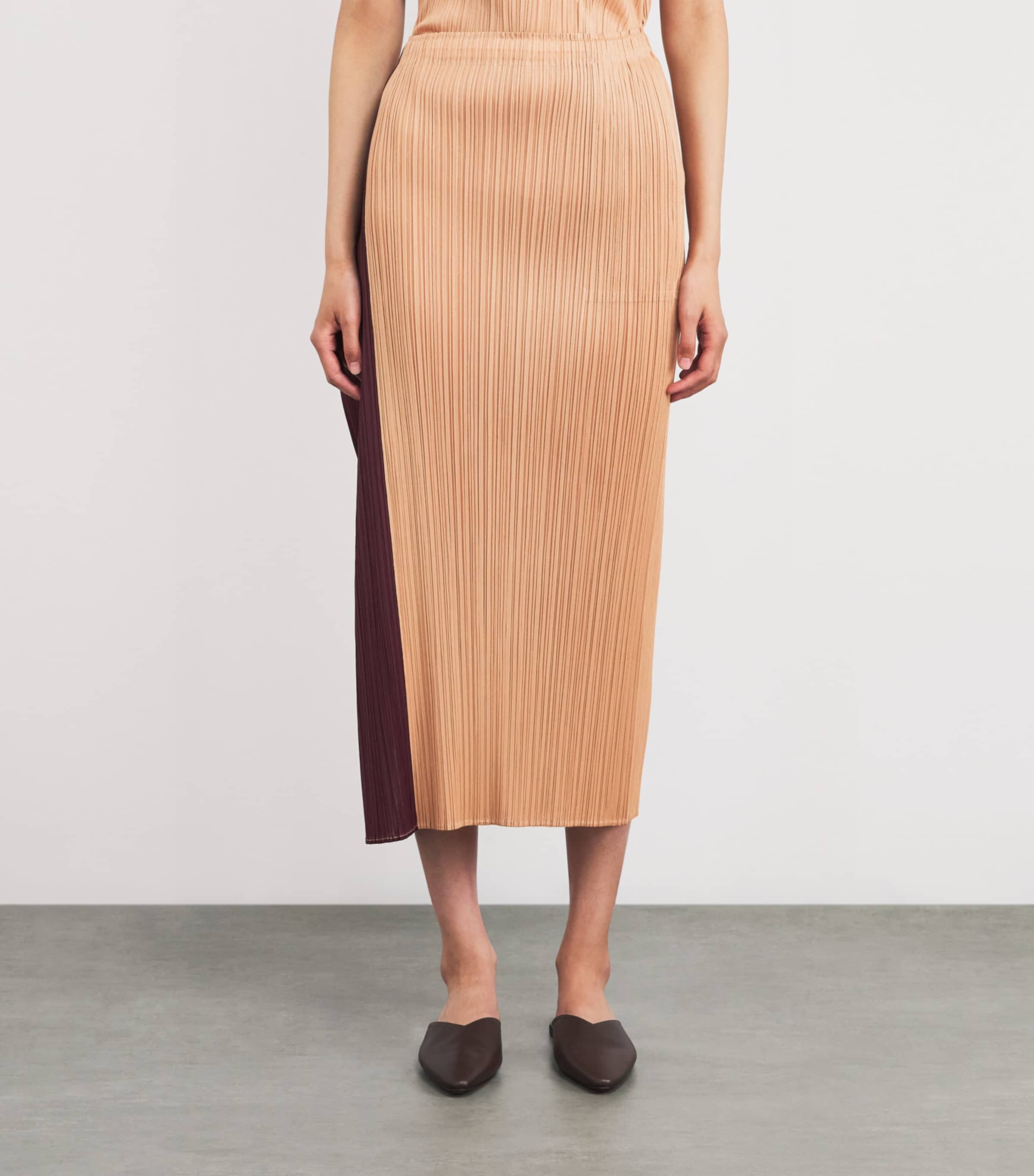 POINTE Midi Skirt PINK BEIGE Image 3